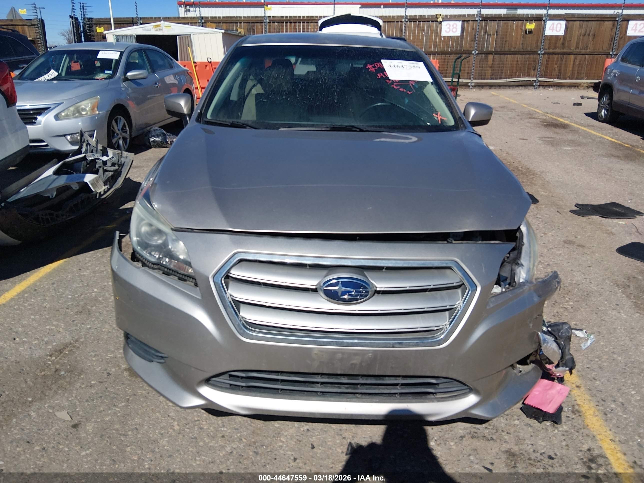 2017 Subaru Legacy 2.5i Premium Pewter vin: 4S3BNAC64H3023355