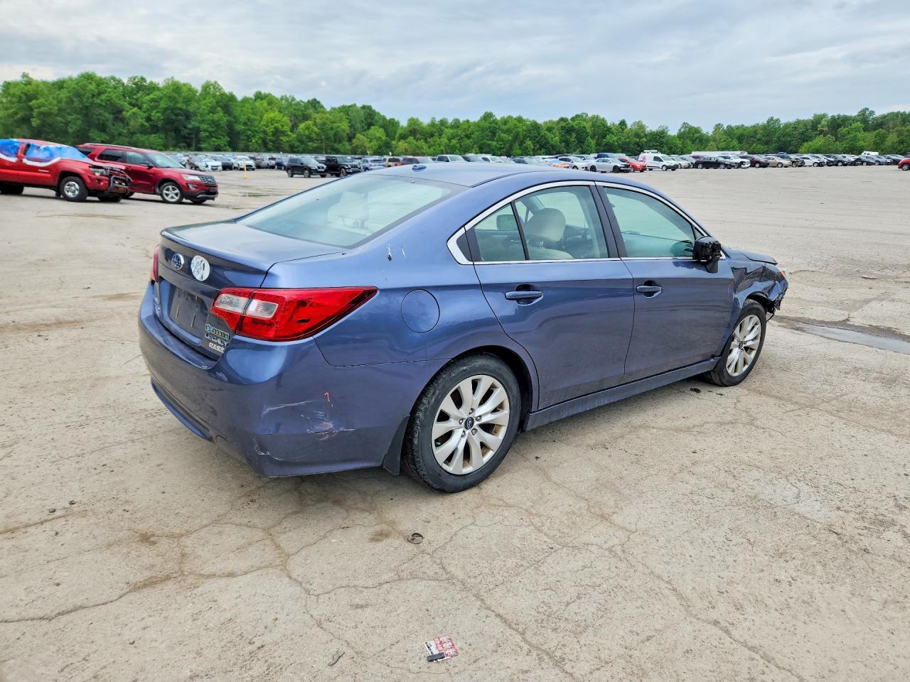 2015 Subaru Legacy 2.5i Premium Blue vin: 4S3BNAC66F3007705