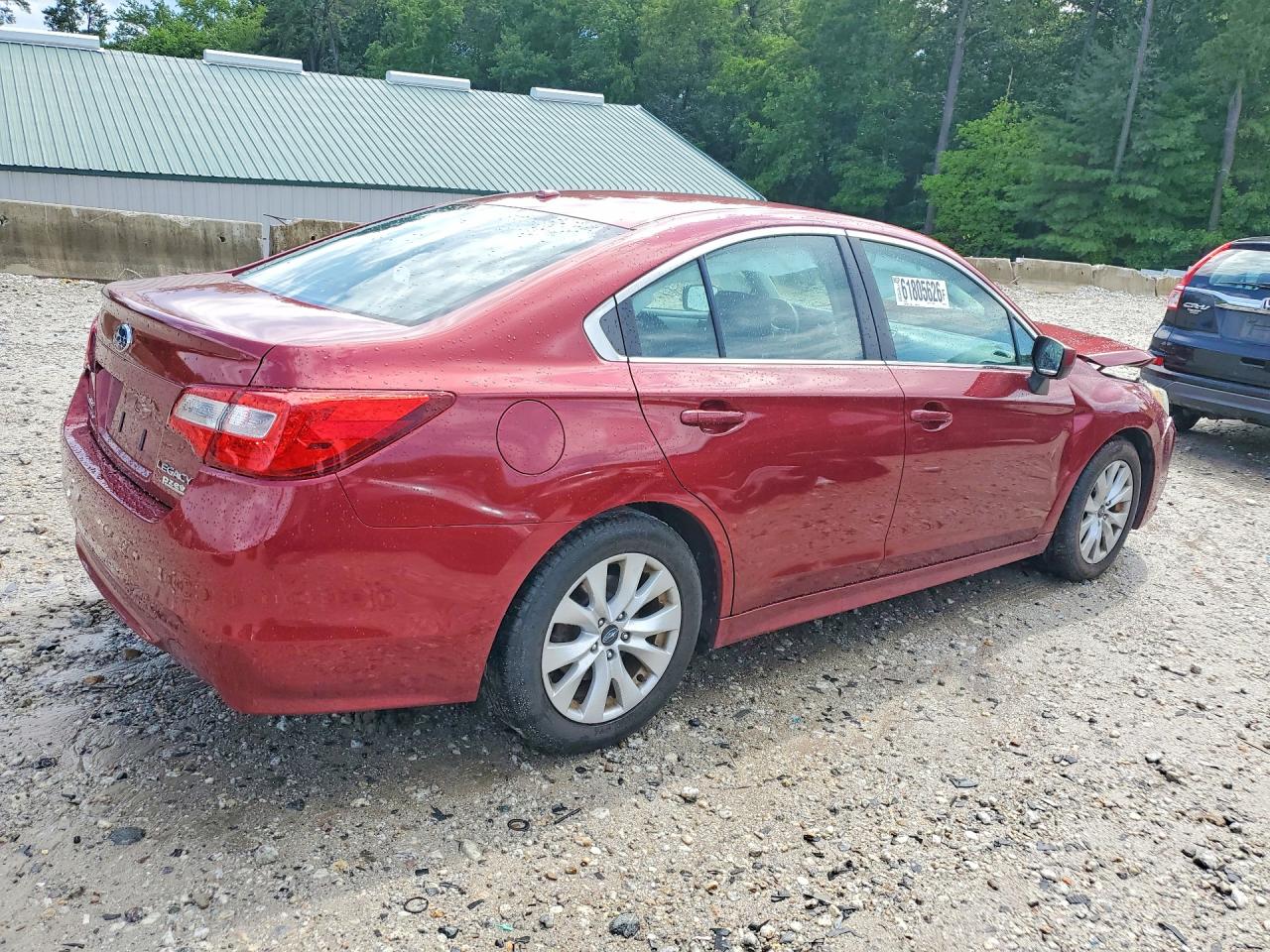 2015 Subaru Legacy 2.5i Premium Red vin: 4S3BNAC66F3059786
