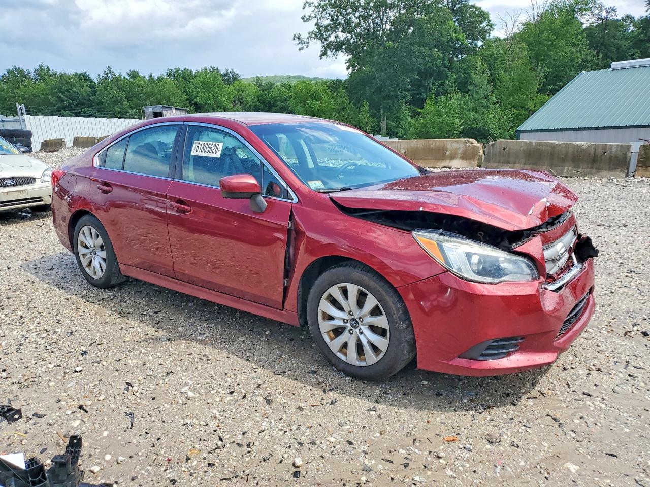 2015 Subaru Legacy 2.5i Premium Red vin: 4S3BNAC66F3059786