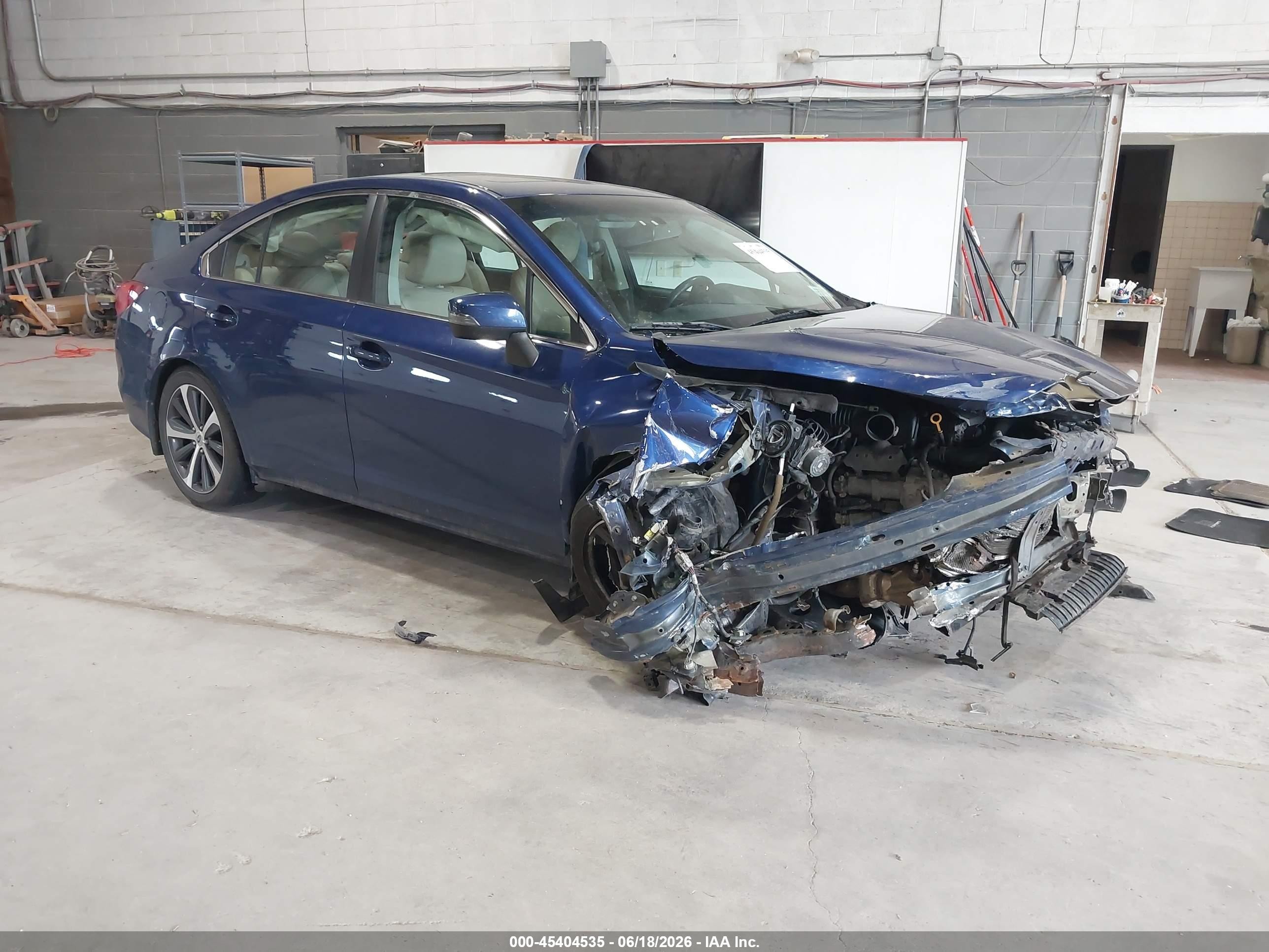 2015 Subaru Legacy 2.5i Premium Blue vin: 4S3BNAC67F3036646