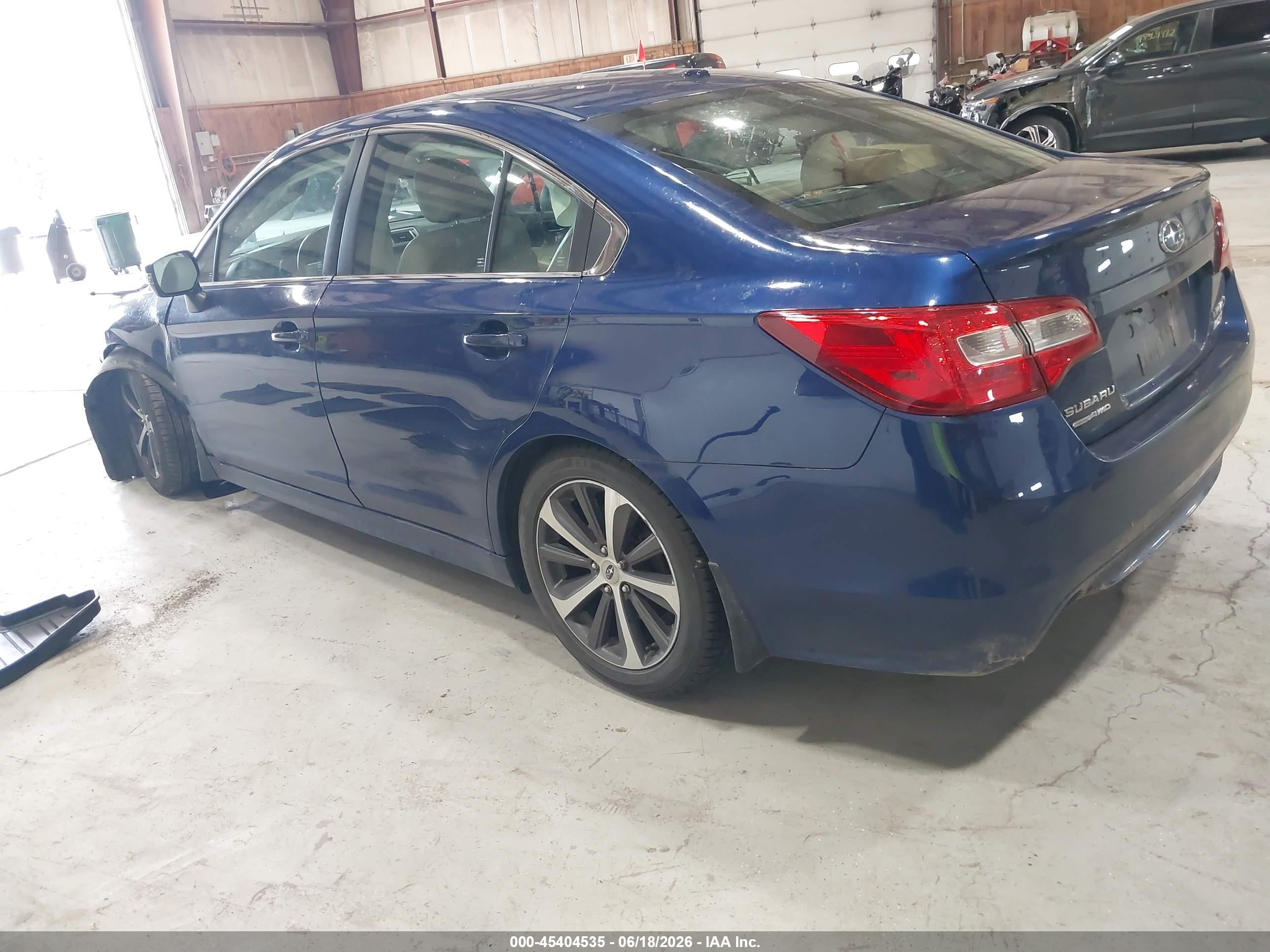 2015 Subaru Legacy 2.5i Premium Blue vin: 4S3BNAC67F3036646