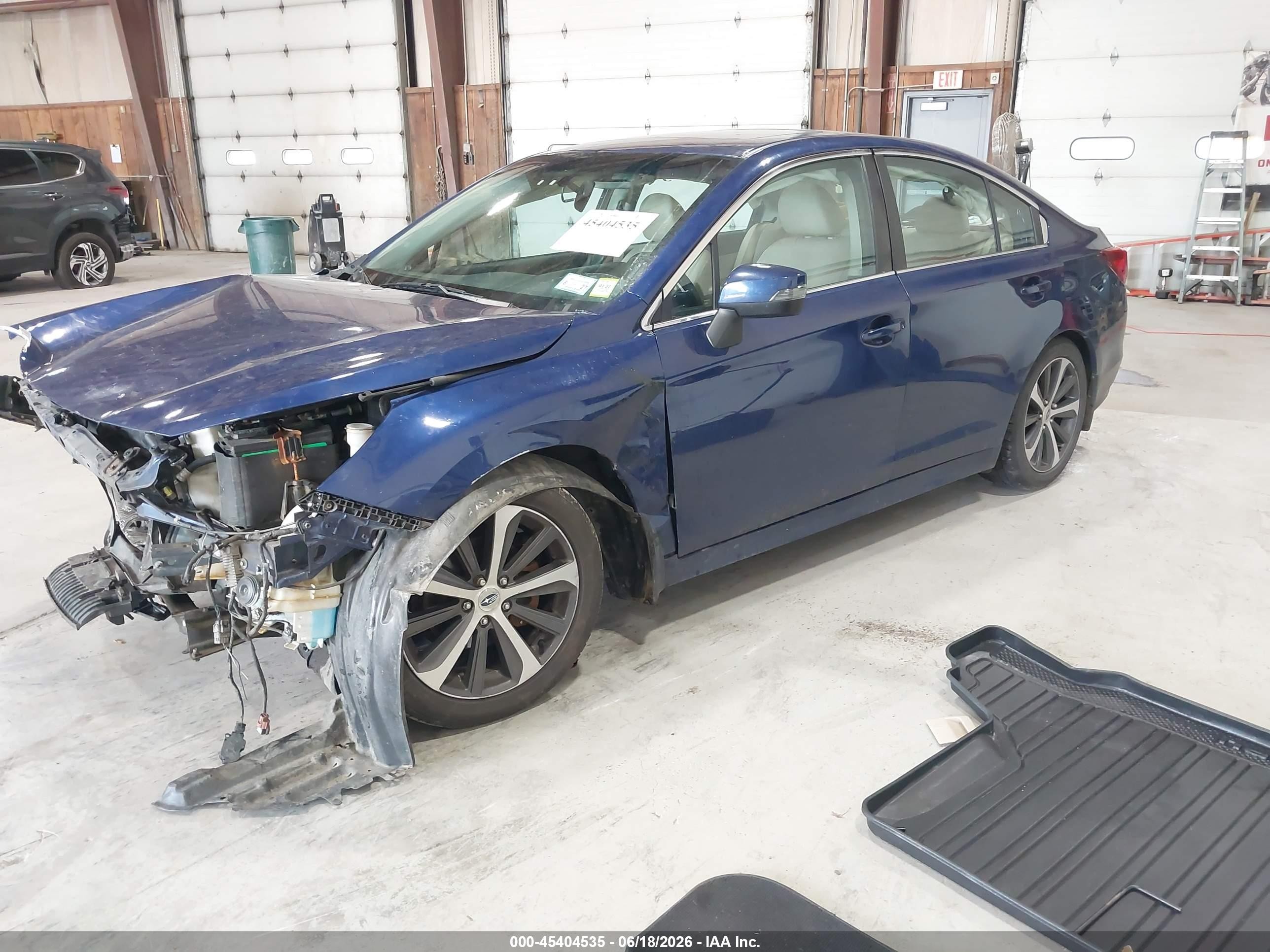 2015 Subaru Legacy 2.5i Premium Blue vin: 4S3BNAC67F3036646