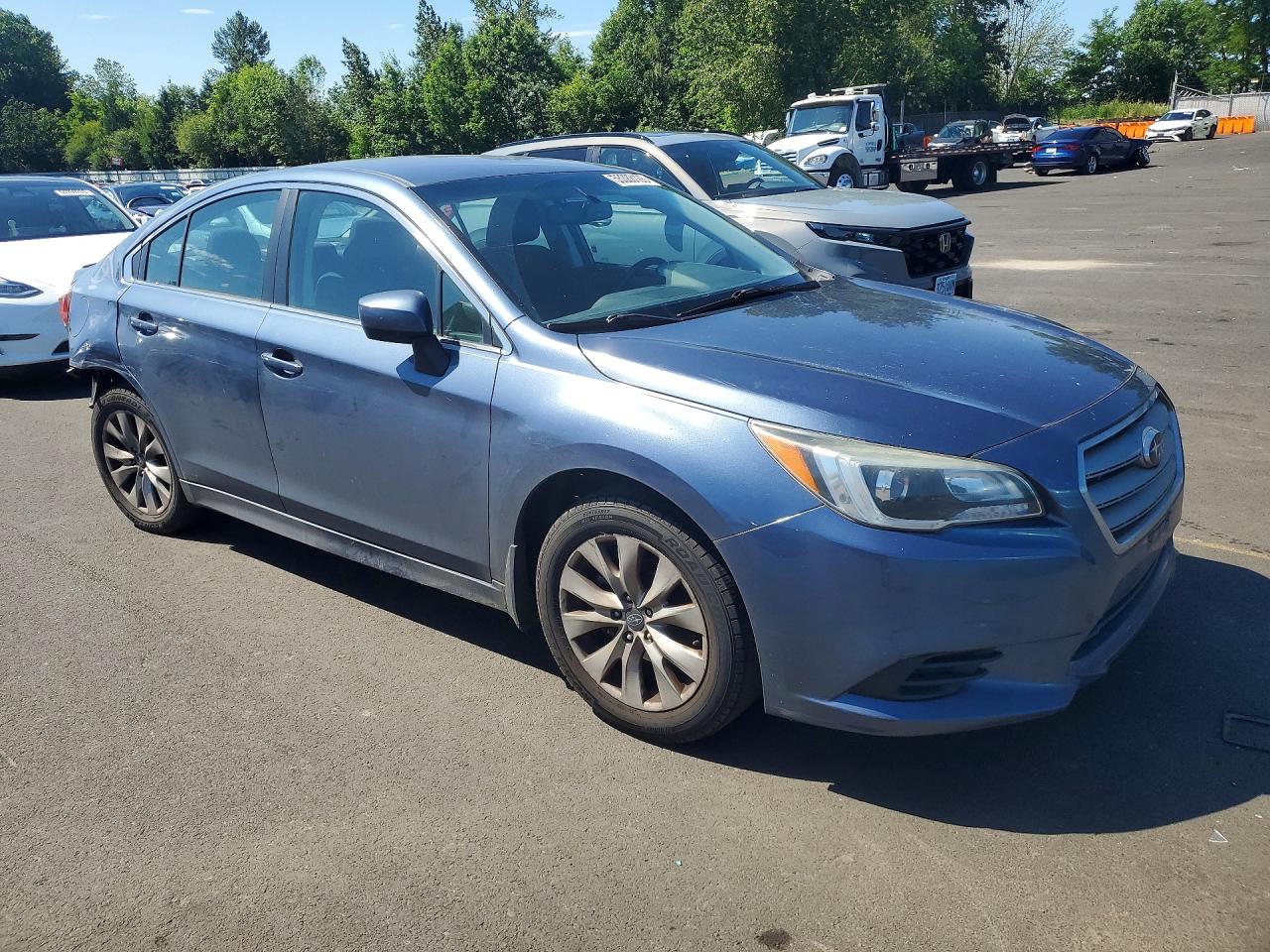 2015 Subaru Legacy 2.5i Premium Blue vin: 4S3BNAC67F3056055
