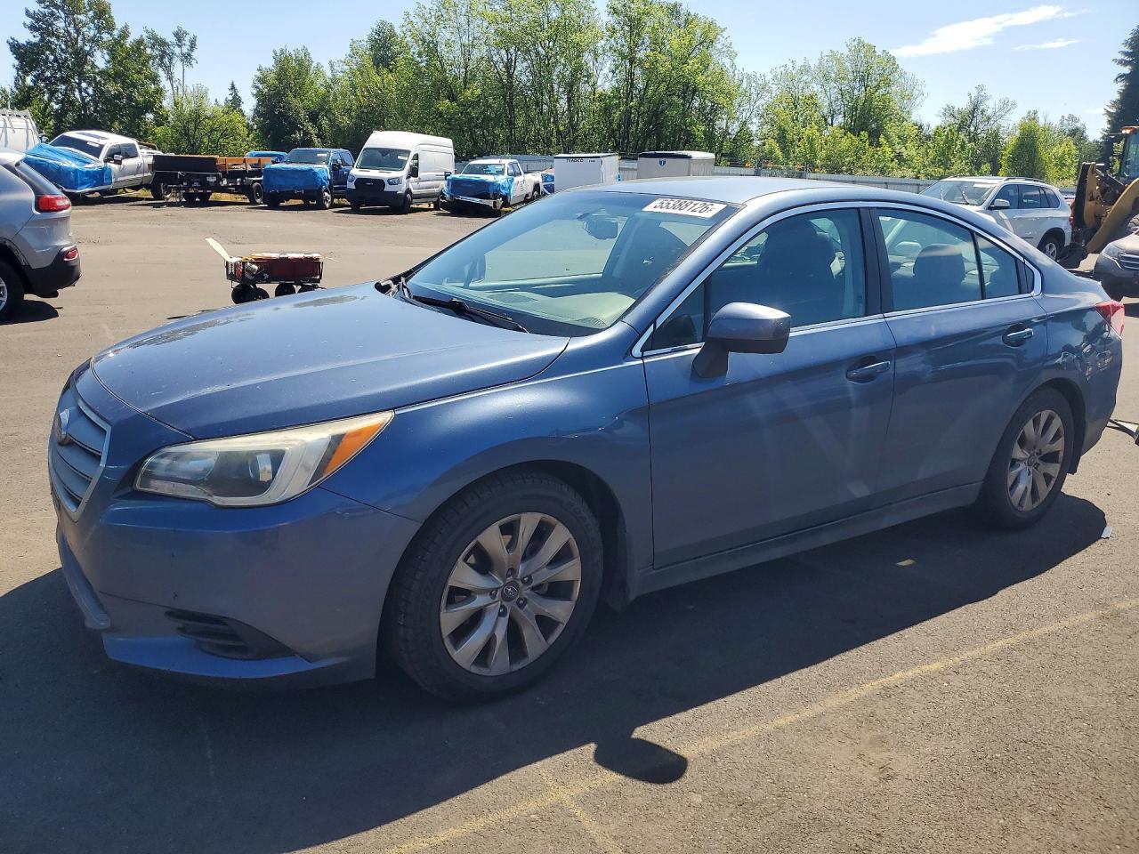 2015 Subaru Legacy 2.5i Premium Blue vin: 4S3BNAC67F3056055