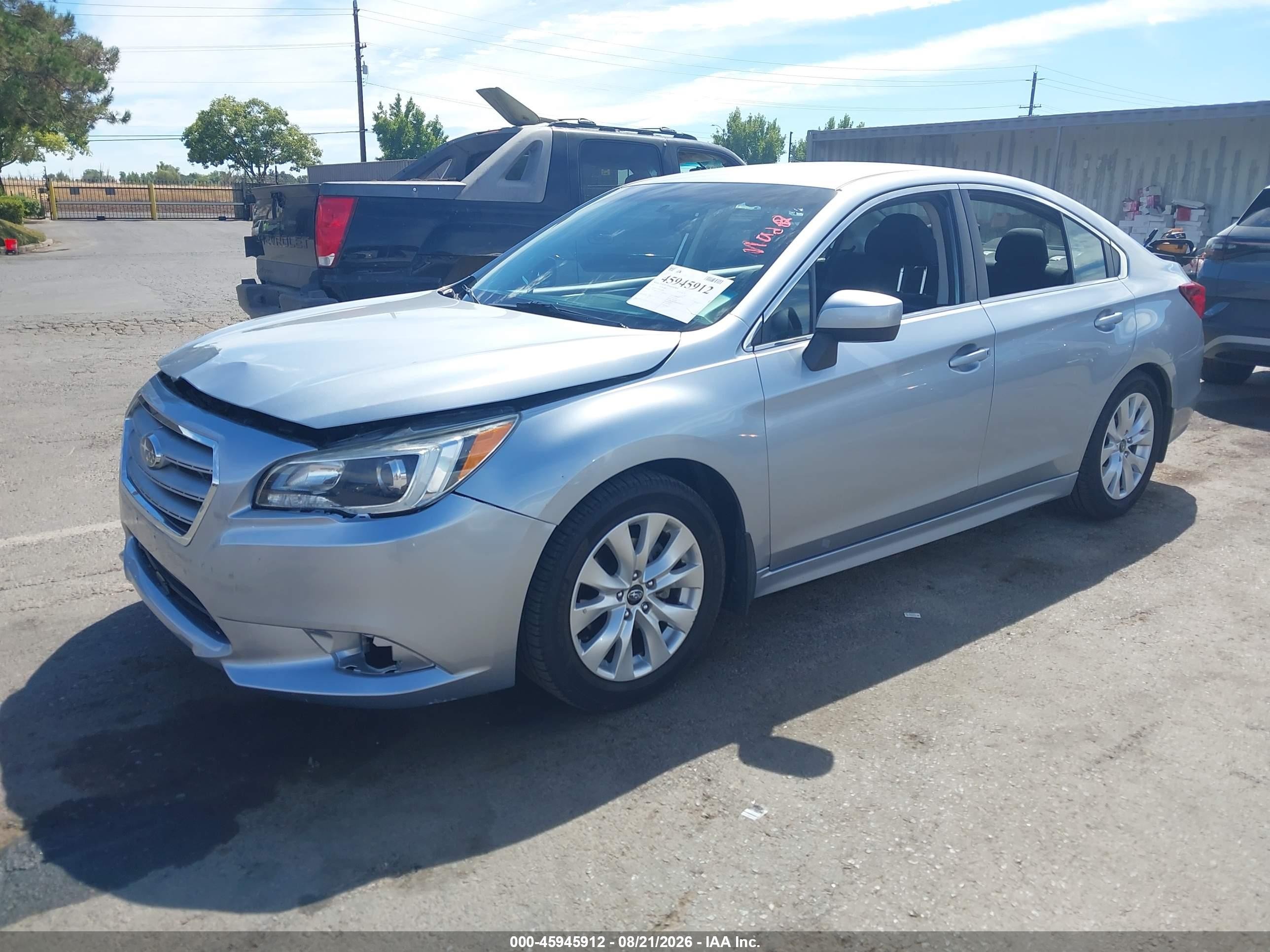 2015 Subaru Legacy 2.5i Premium Blue vin: 4S3BNAC69F3014082