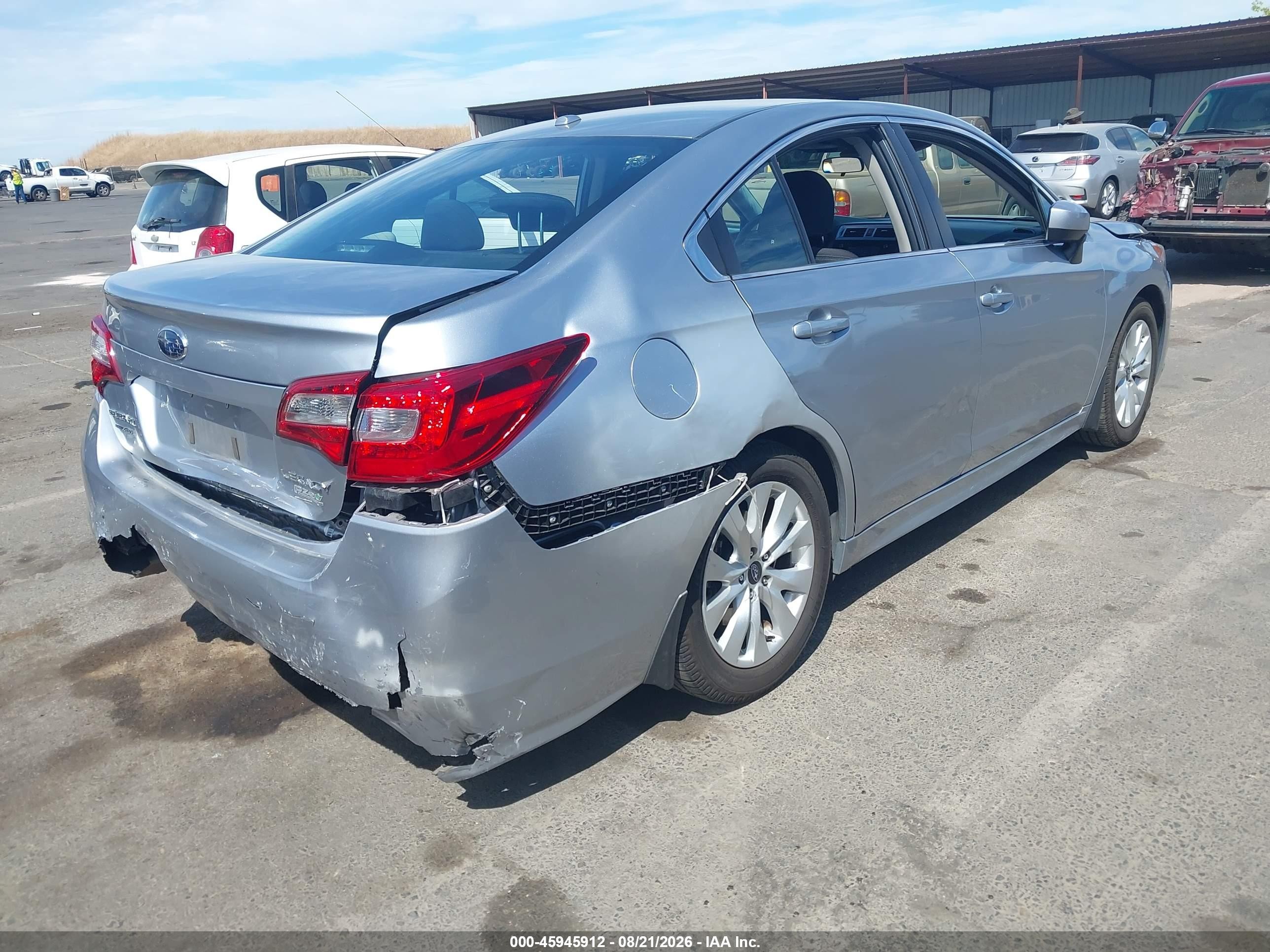 2015 Subaru Legacy 2.5i Premium Blue vin: 4S3BNAC69F3014082