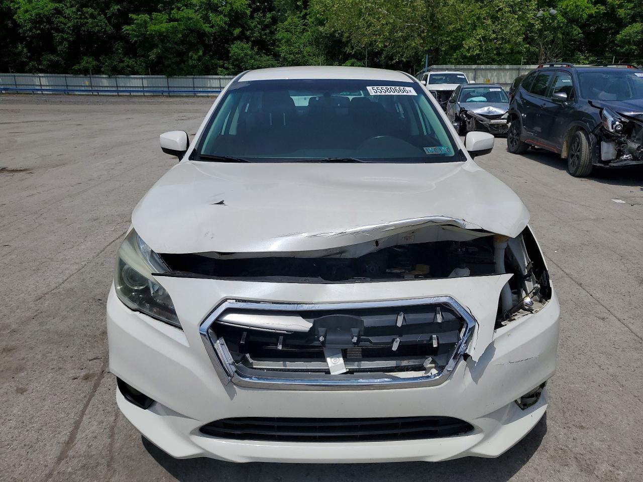 2015 Subaru Legacy 2.5i Premium White vin: 4S3BNAC69F3033845
