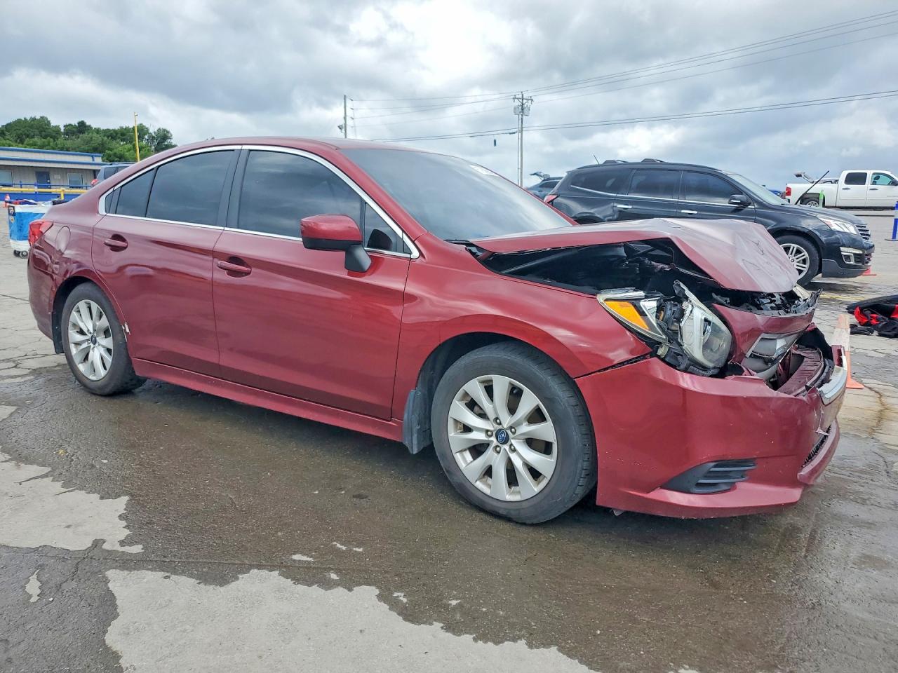2015 Subaru Legacy 2.5i Premium Maroon vin: 4S3BNAC6XF3003138