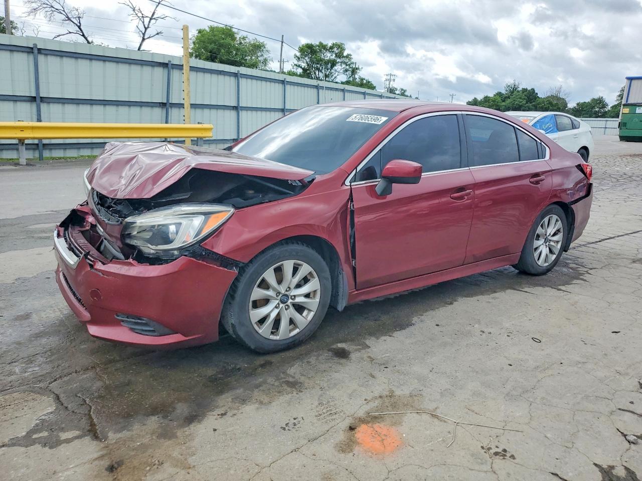 2015 Subaru Legacy 2.5i Premium Темно-бордовый vin: 4S3BNAC6XF3003138