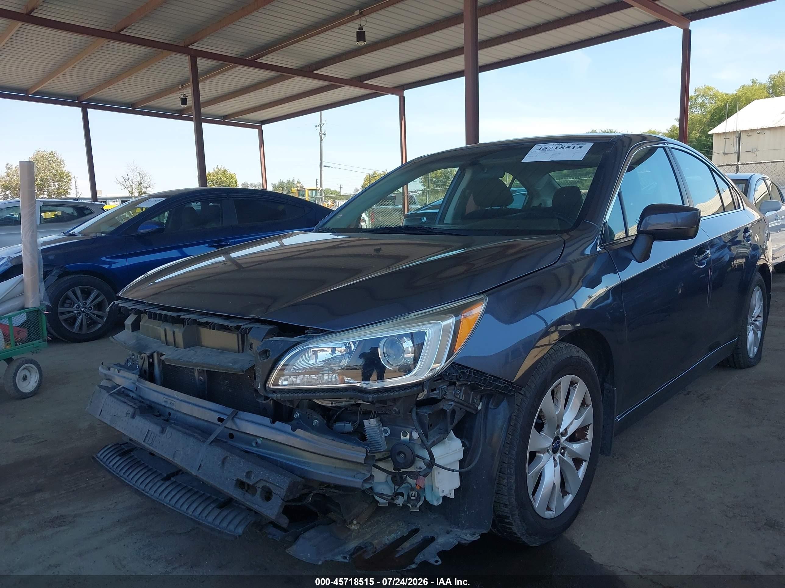 2015 Subaru Legacy 2.5i Premium Gray vin: 4S3BNAC6XF3020439