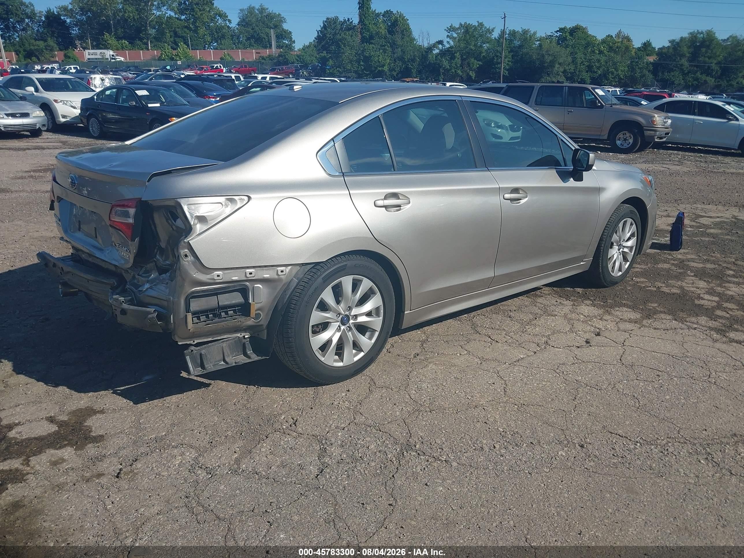 2015 Subaru Legacy 2.5i Premium Gold vin: 4S3BNAC6XF3045454