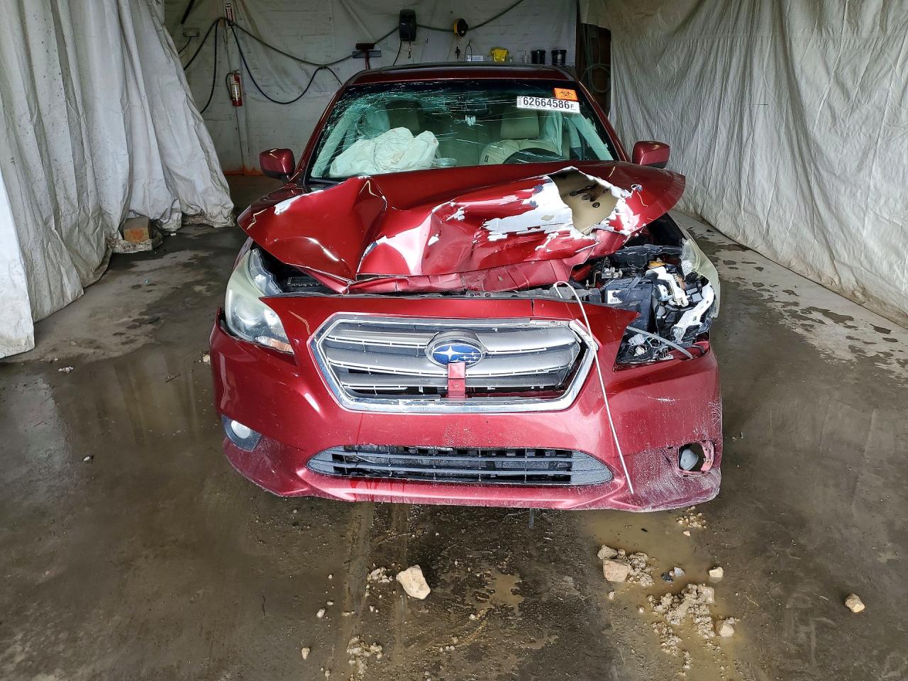 2015 Subaru Legacy 2.5i Premium Red vin: 4S3BNAD60F3032808