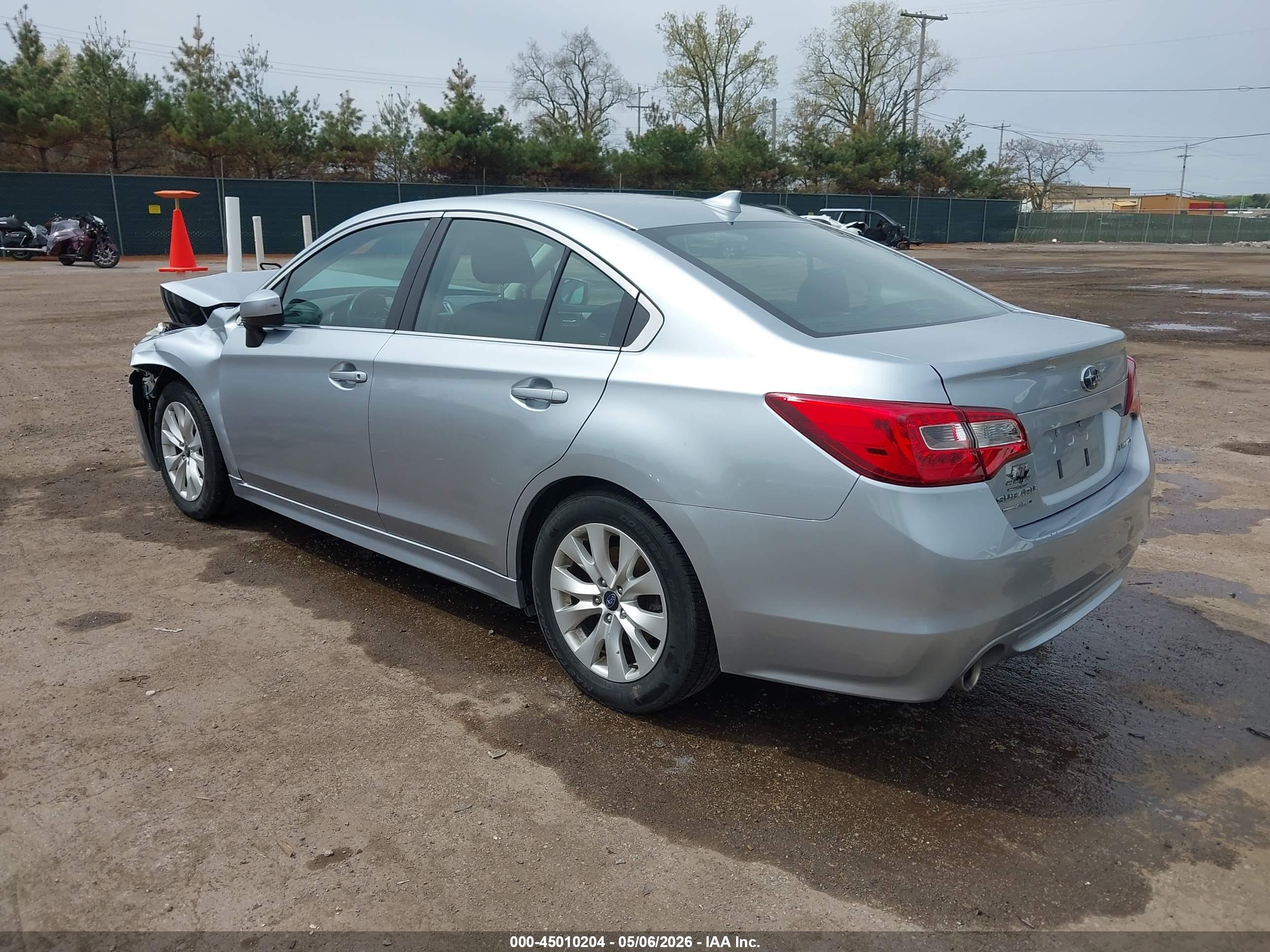 2017 Subaru Legacy 2.5i Premium Gray vin: 4S3BNAD60H3003473