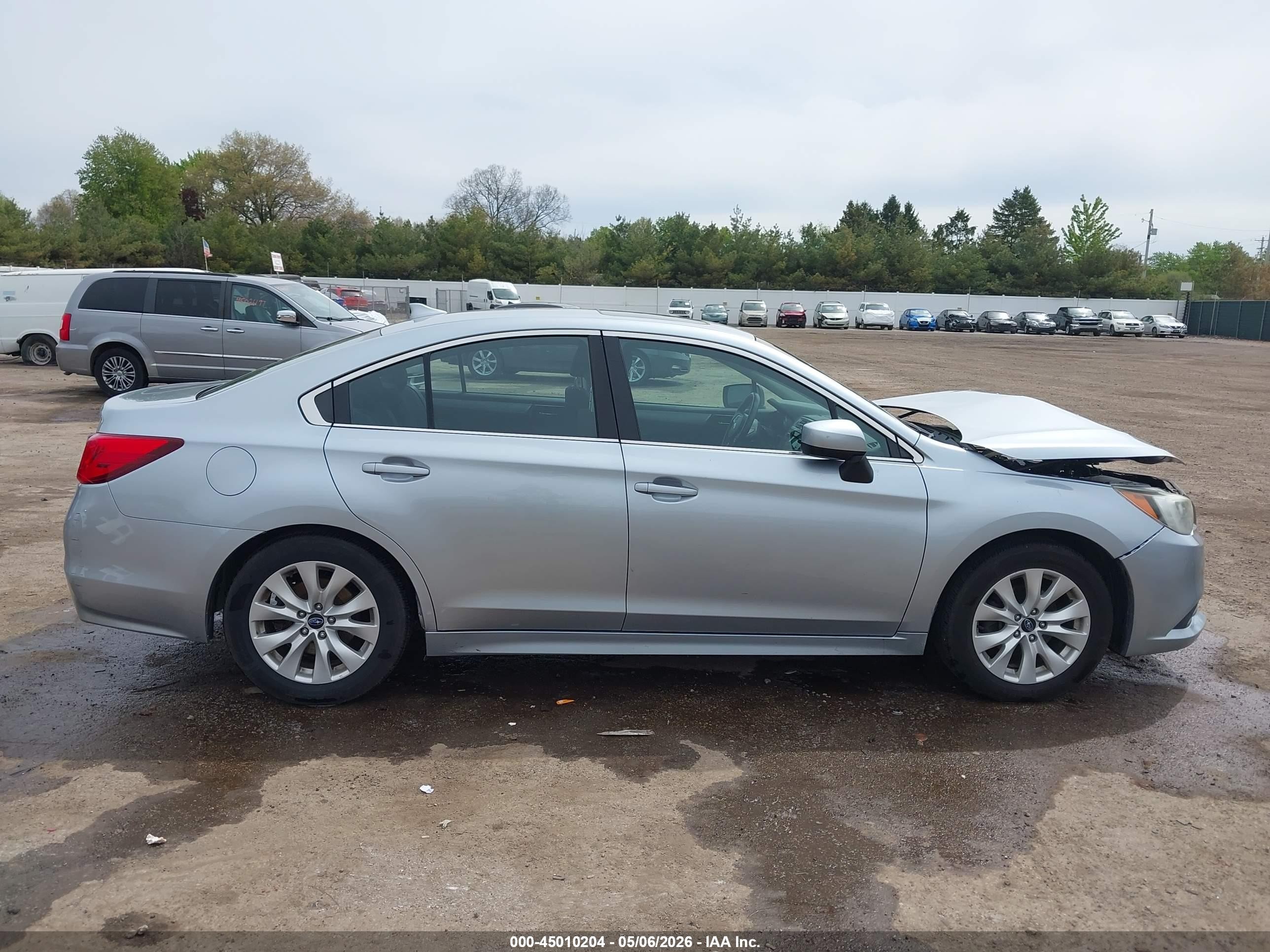 2017 Subaru Legacy 2.5i Premium Gray vin: 4S3BNAD60H3003473