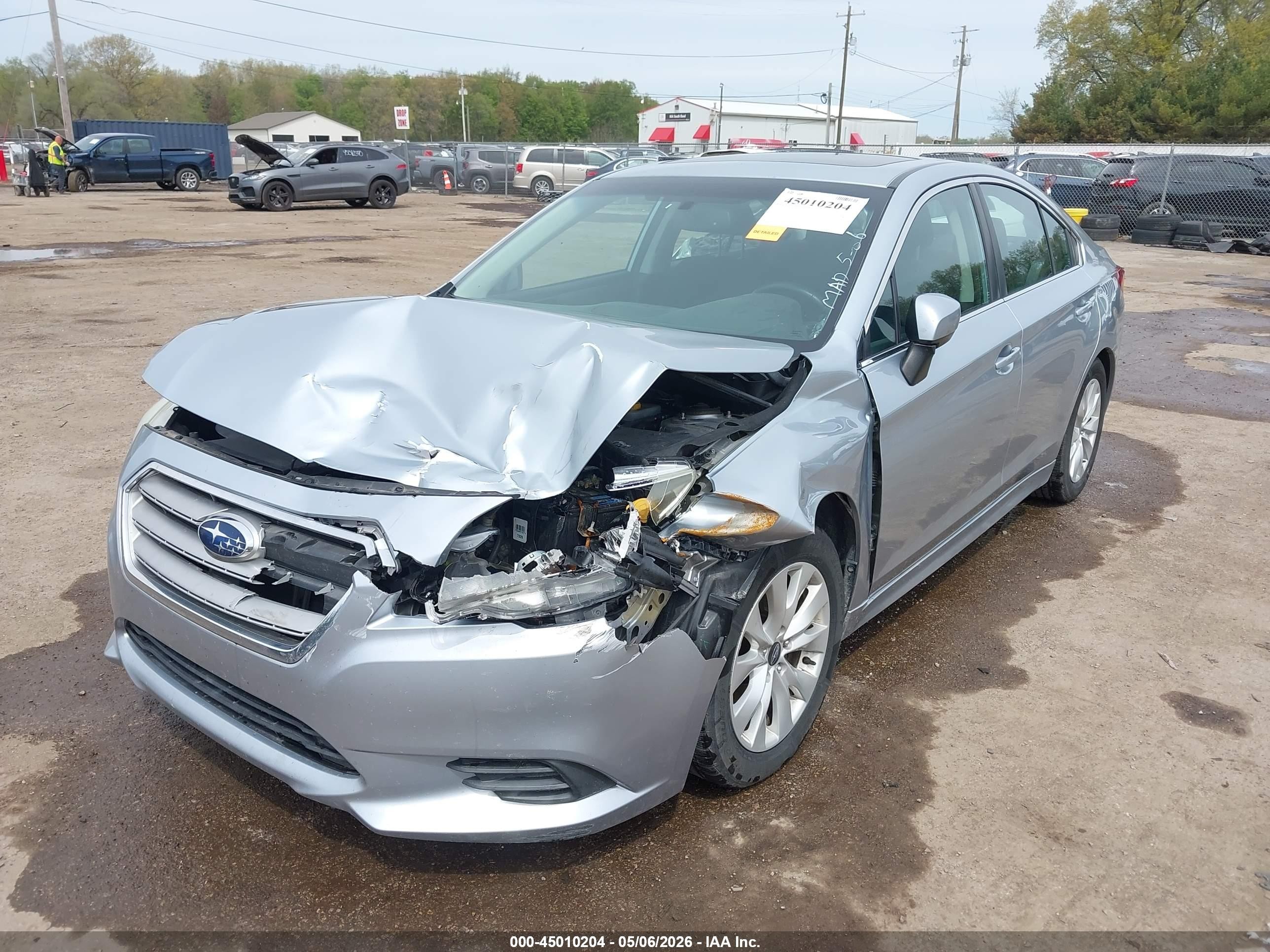 2017 Subaru Legacy 2.5i Premium Gray vin: 4S3BNAD60H3003473