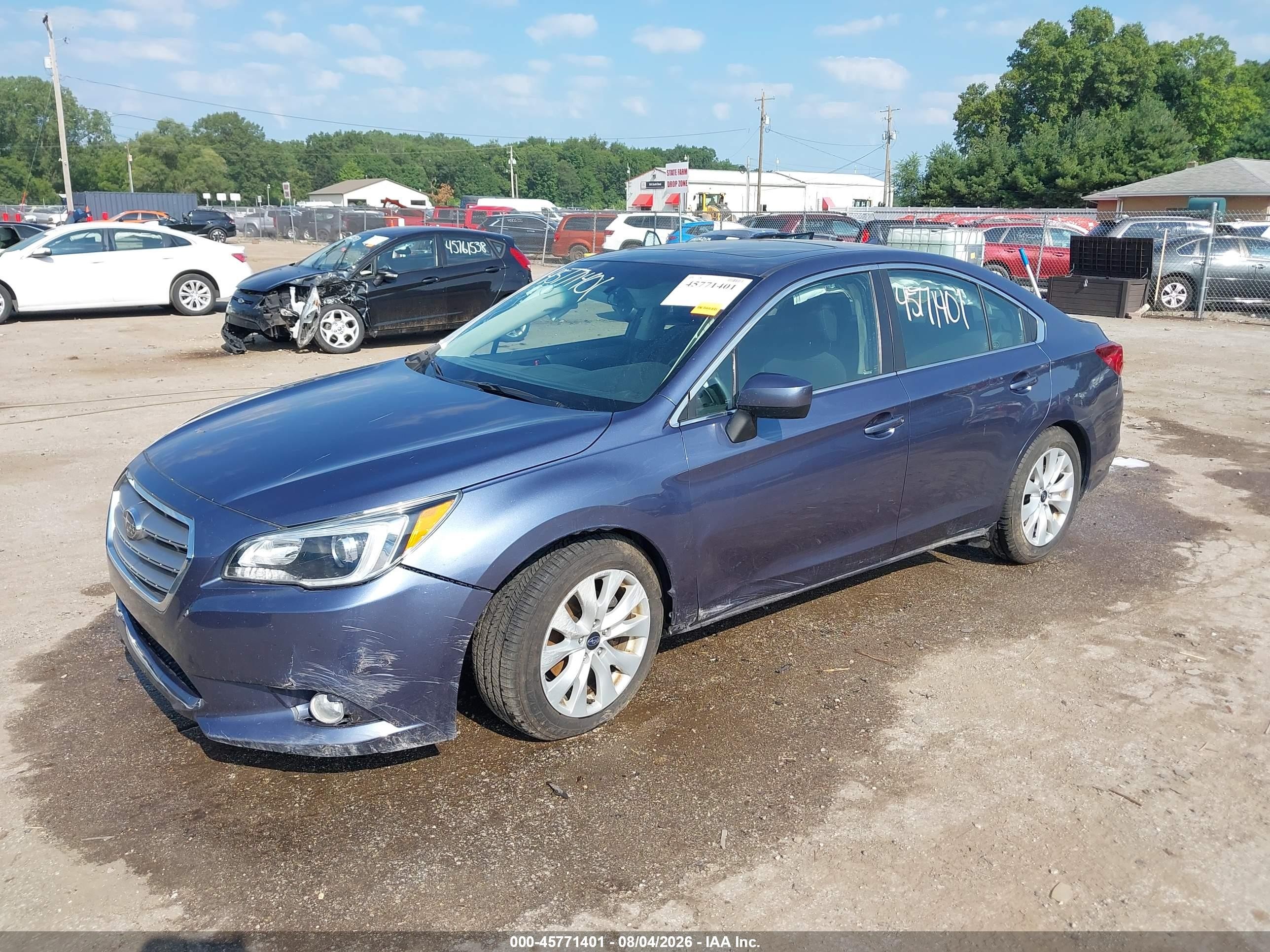 2017 Subaru Legacy 2.5i Premium Blue vin: 4S3BNAD61H3025403