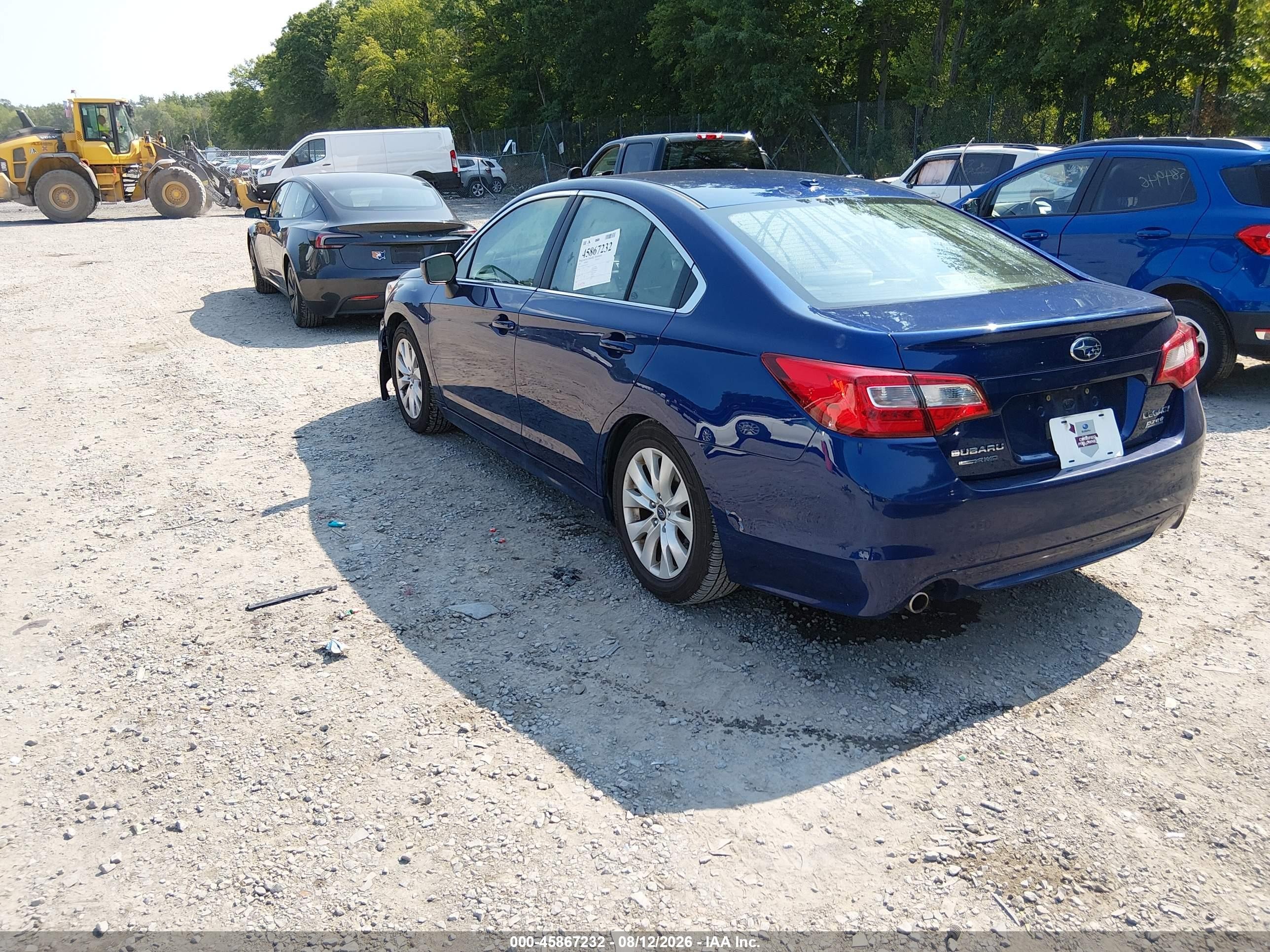 2015 Subaru Legacy 2.5i Premium Blue vin: 4S3BNAD62F3027173