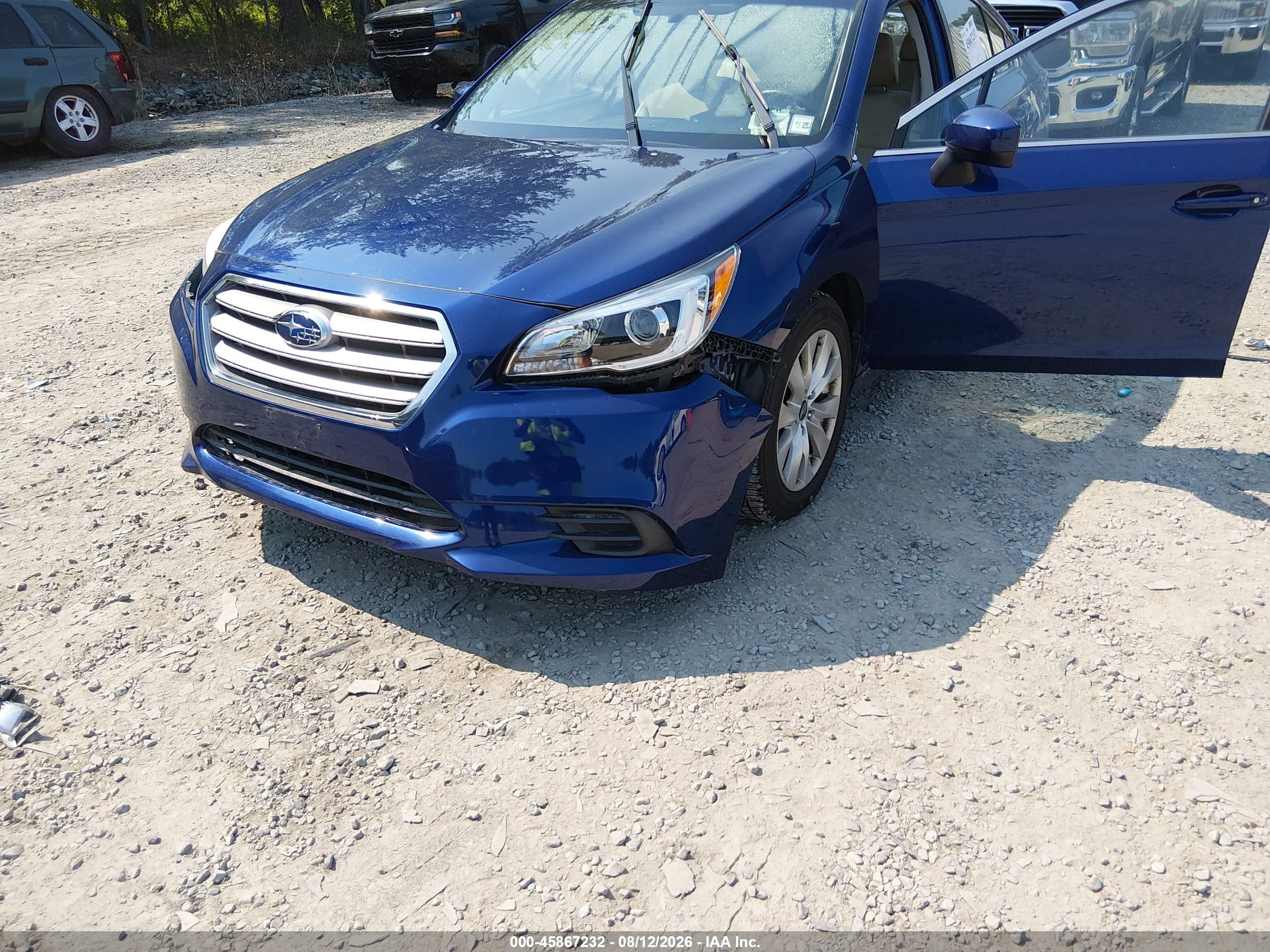 2015 Subaru Legacy 2.5i Premium Blue vin: 4S3BNAD62F3027173