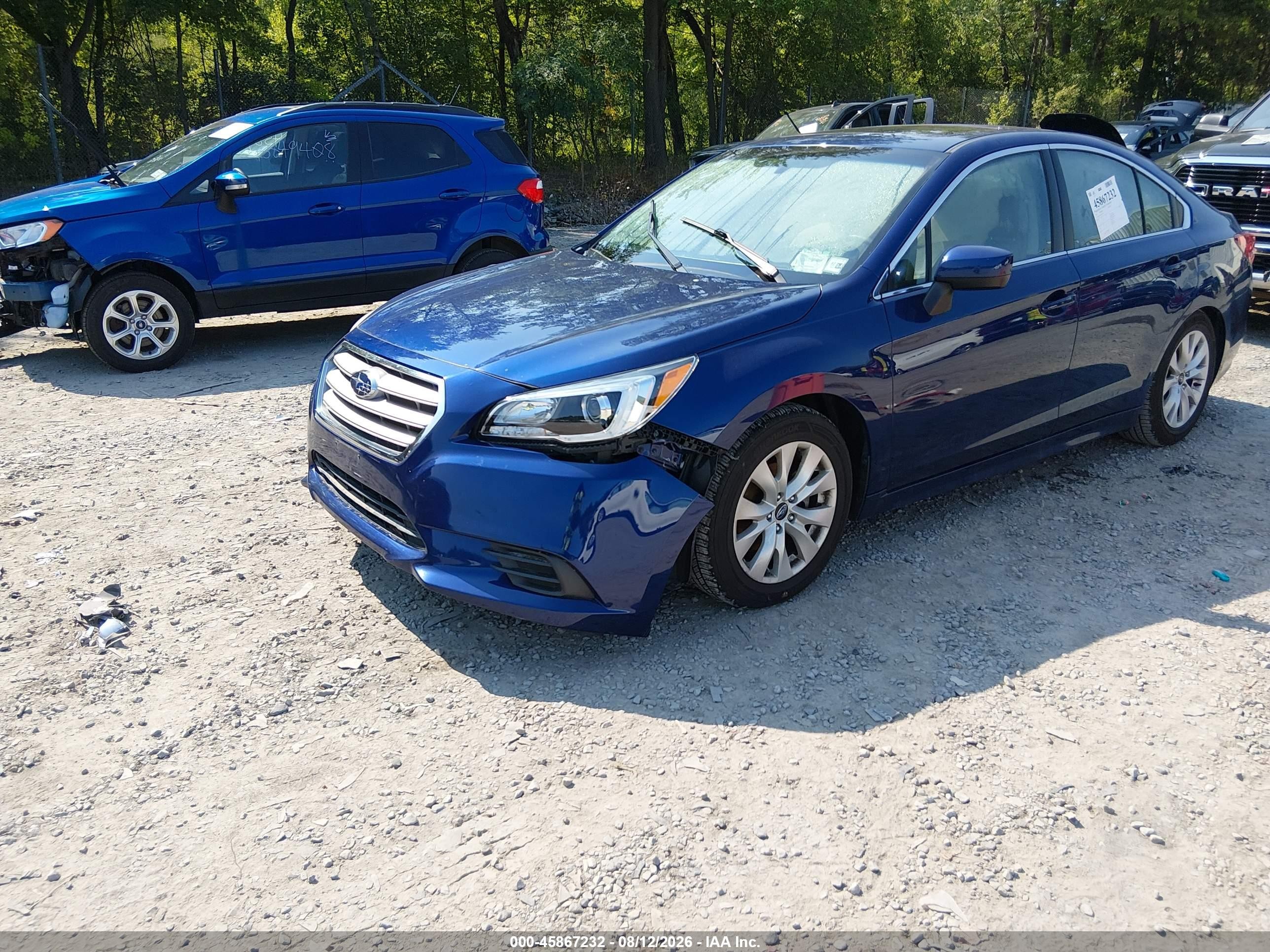 2015 Subaru Legacy 2.5i Premium Blue vin: 4S3BNAD62F3027173