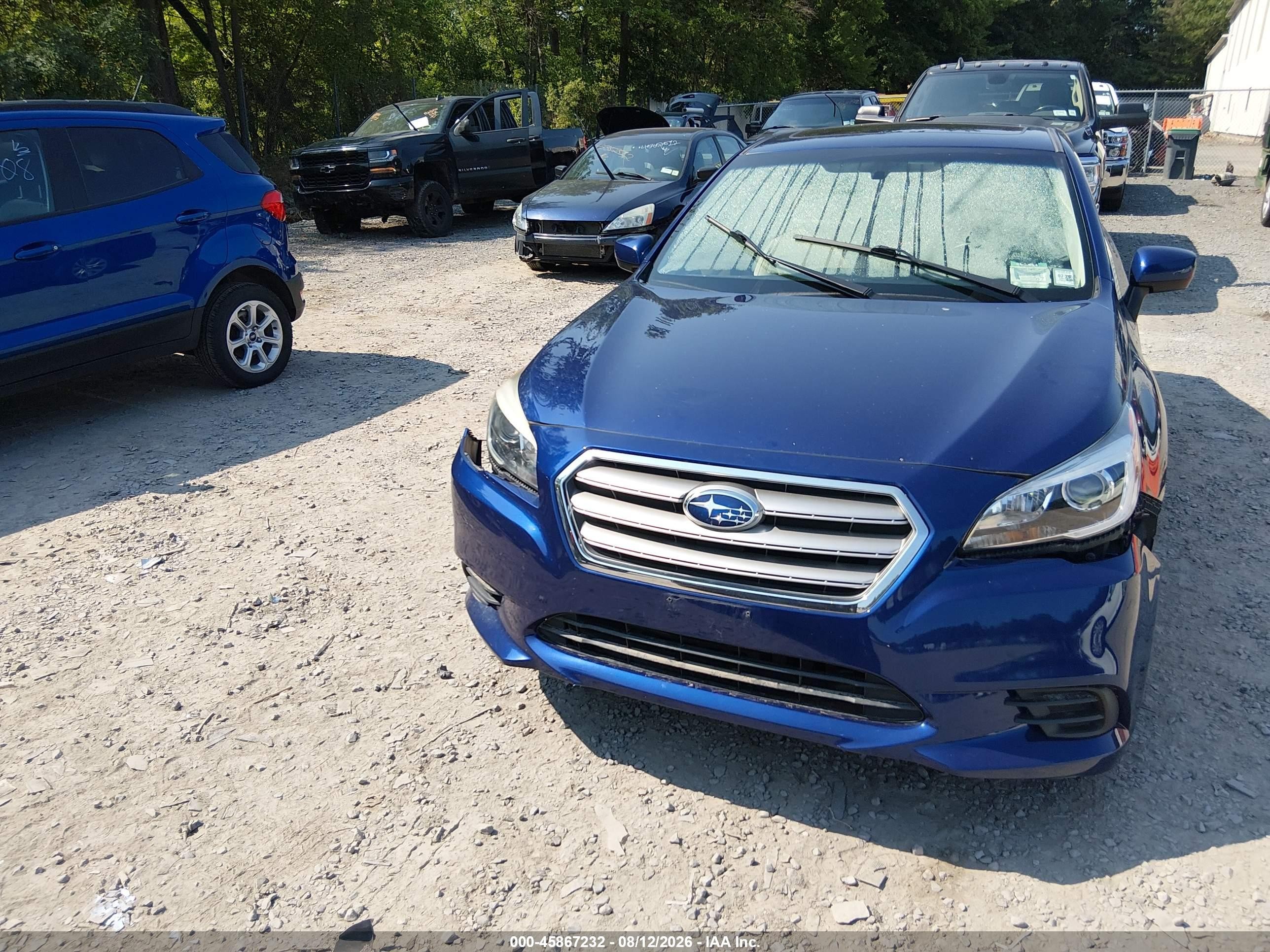 2015 Subaru Legacy 2.5i Premium Blue vin: 4S3BNAD62F3027173