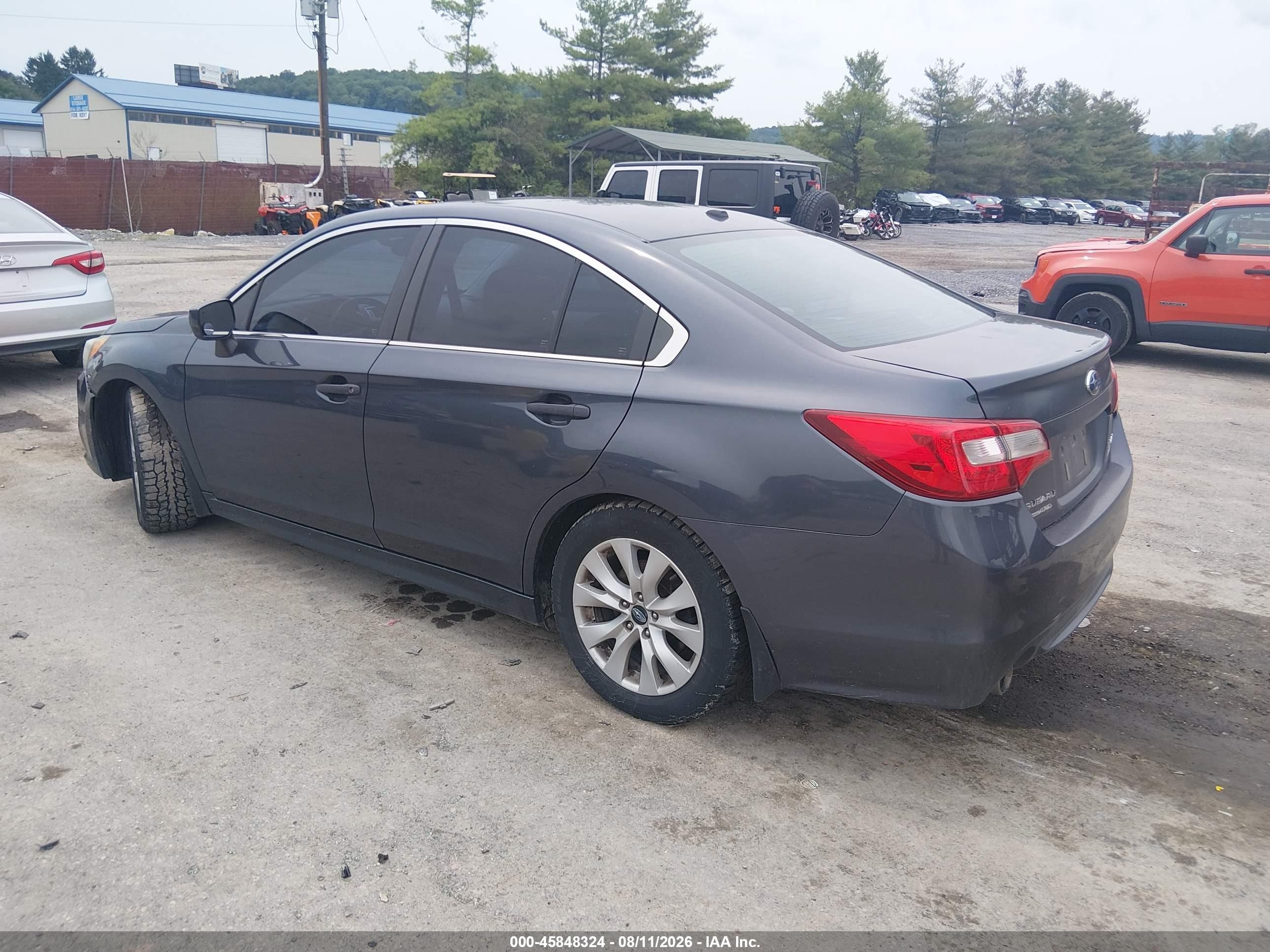 2015 Subaru Legacy 2.5i Premium Серый vin: 4S3BNAD62F3057239