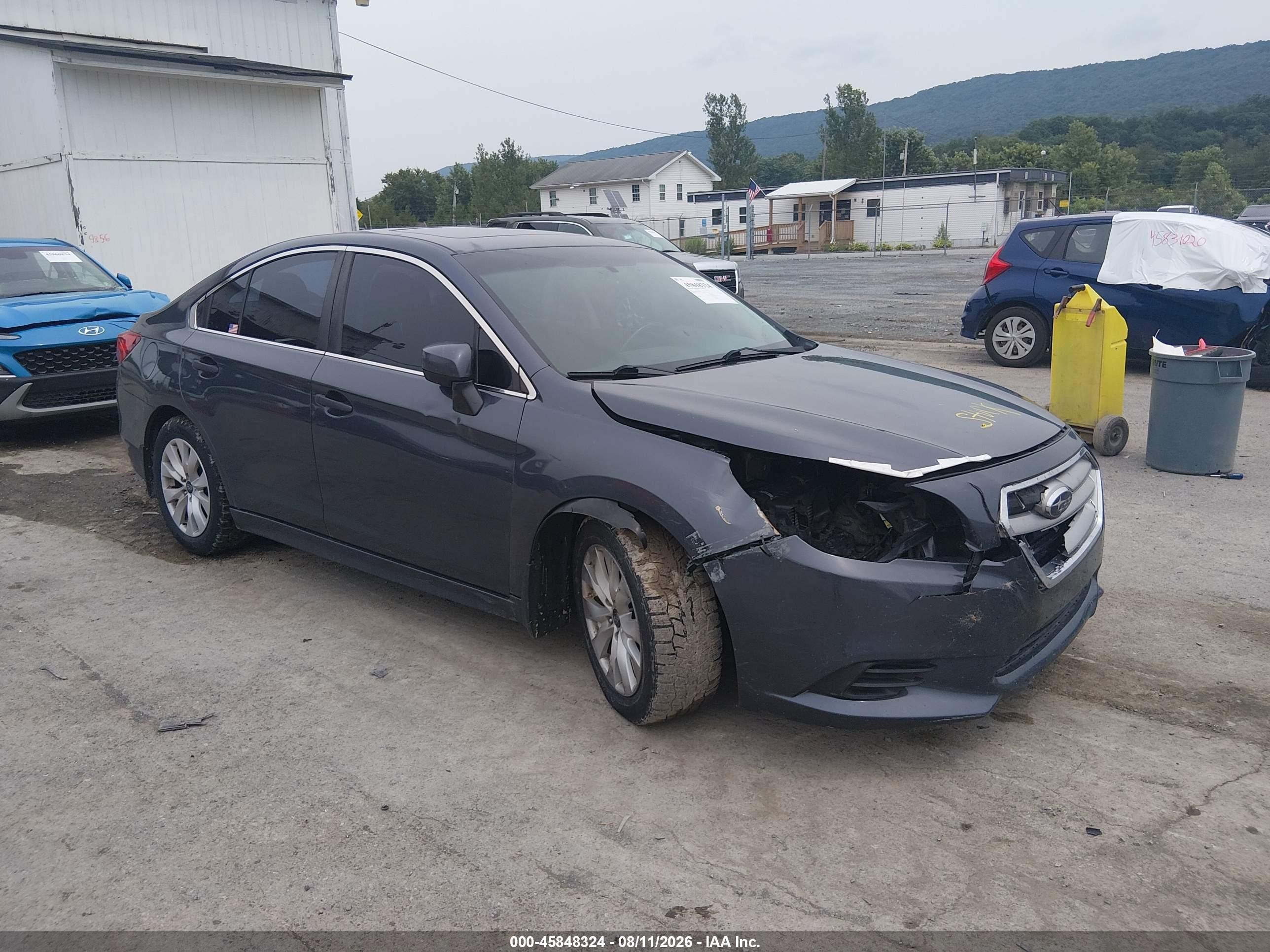2015 Subaru Legacy 2.5i Premium Серый vin: 4S3BNAD62F3057239