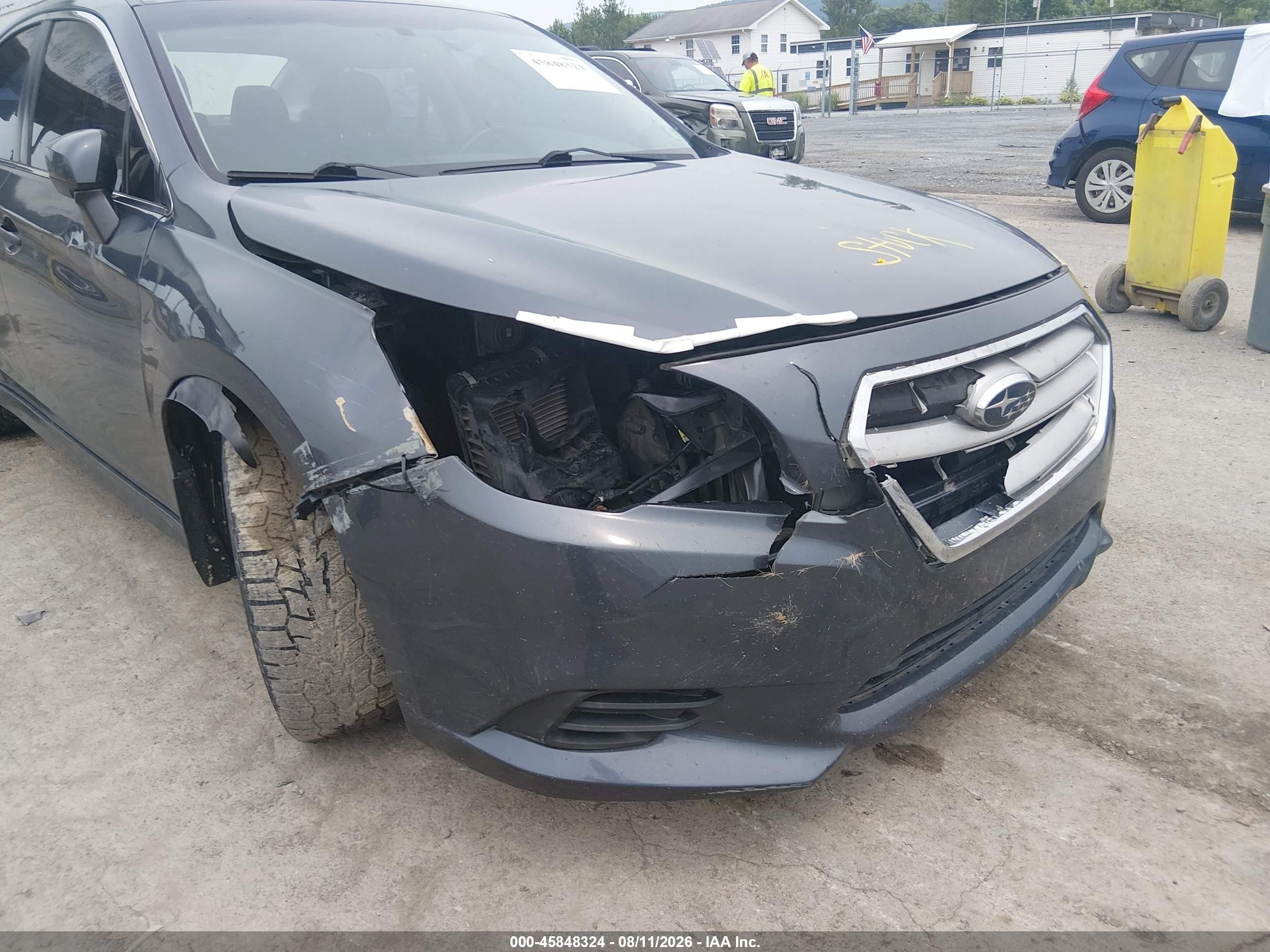2015 Subaru Legacy 2.5i Premium Серый vin: 4S3BNAD62F3057239