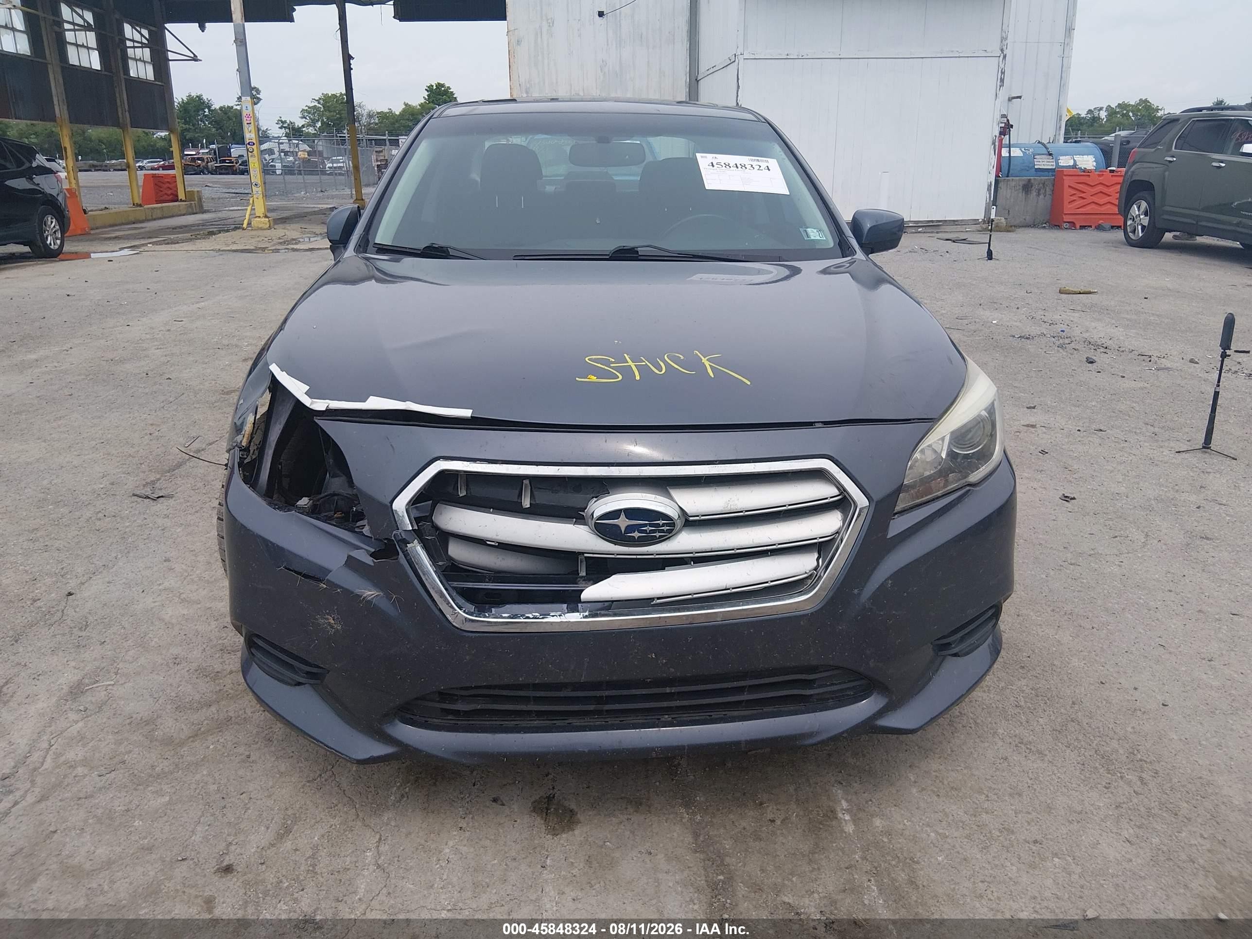 2015 Subaru Legacy 2.5i Premium Серый vin: 4S3BNAD62F3057239