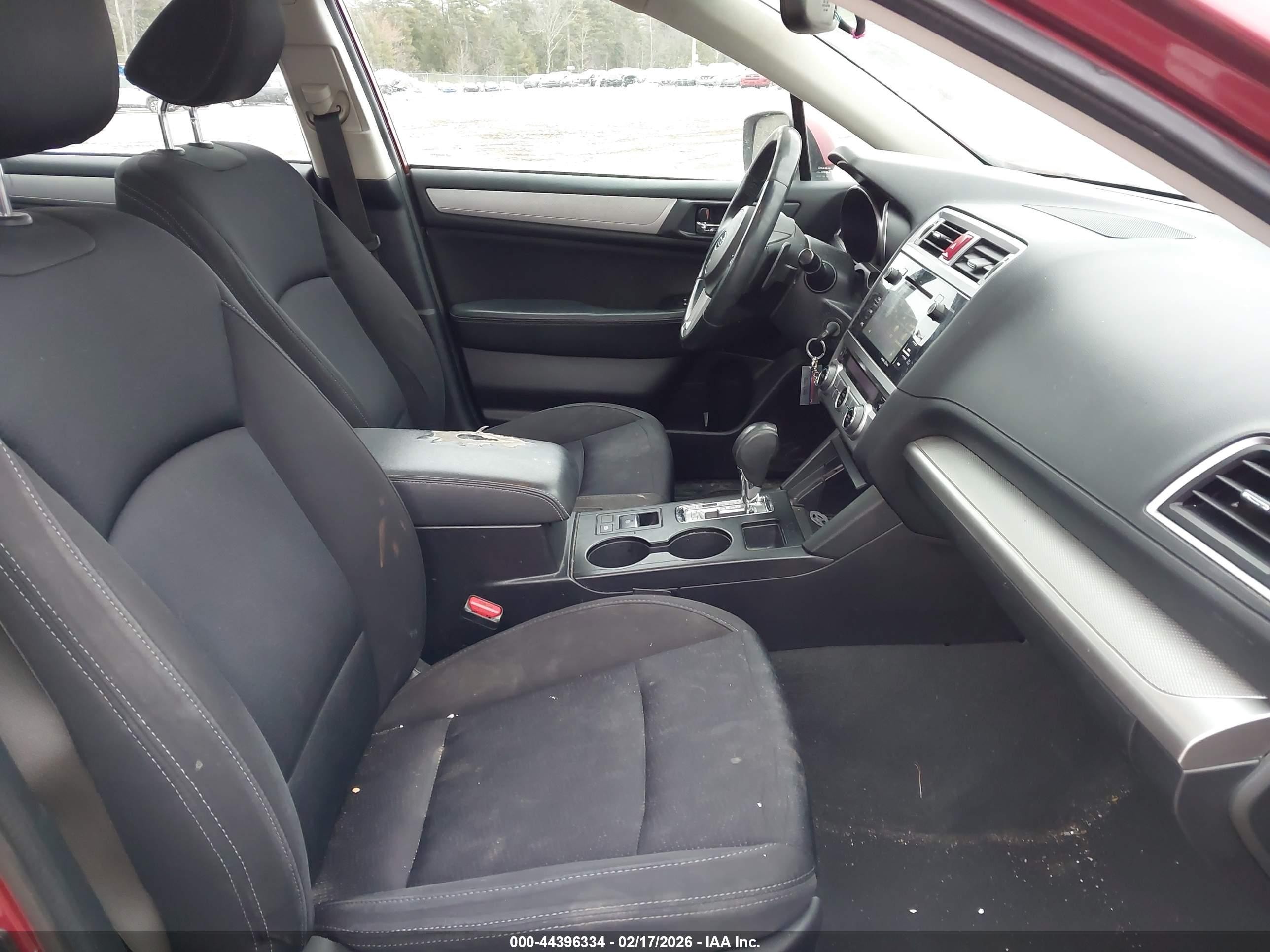 2015 Subaru Legacy 2.5i Premium Red vin: 4S3BNAD63F3066659