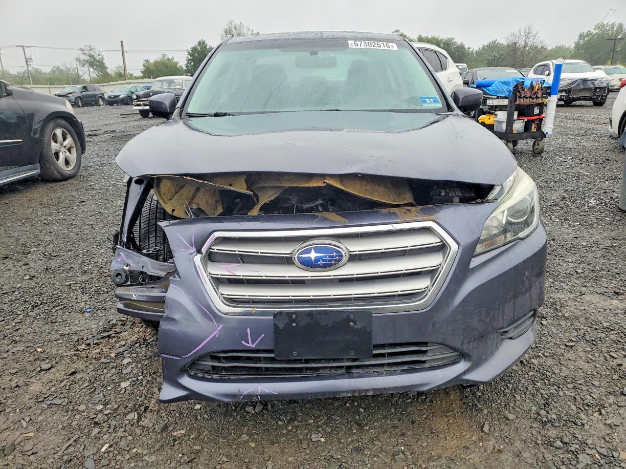 2015 Subaru Legacy 2.5i Premium Gray vin: 4S3BNAD66F3076067