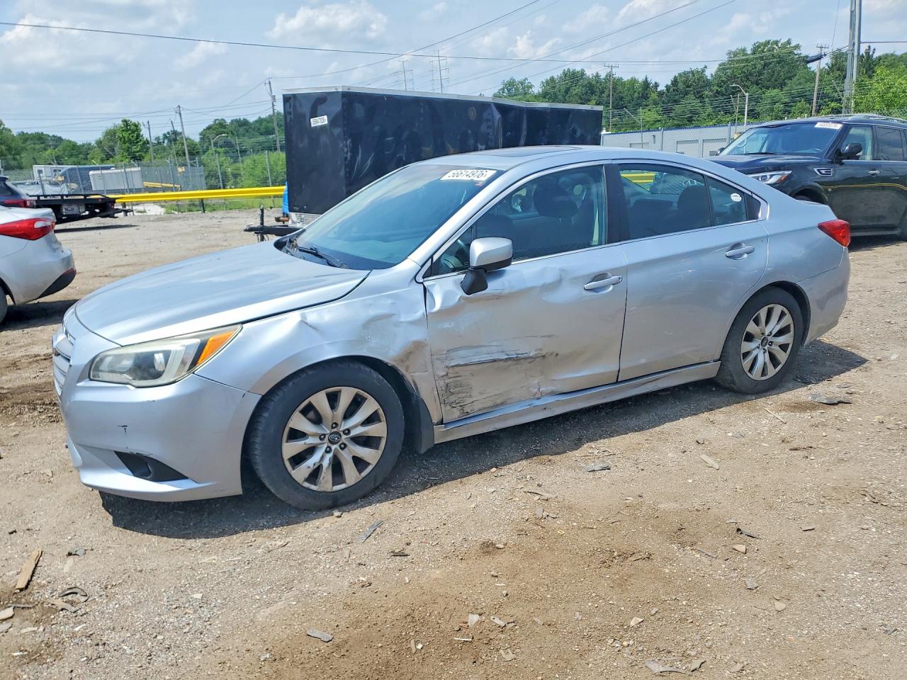 2015 Subaru Legacy 2.5i Premium Silver vin: 4S3BNAD68F3068441