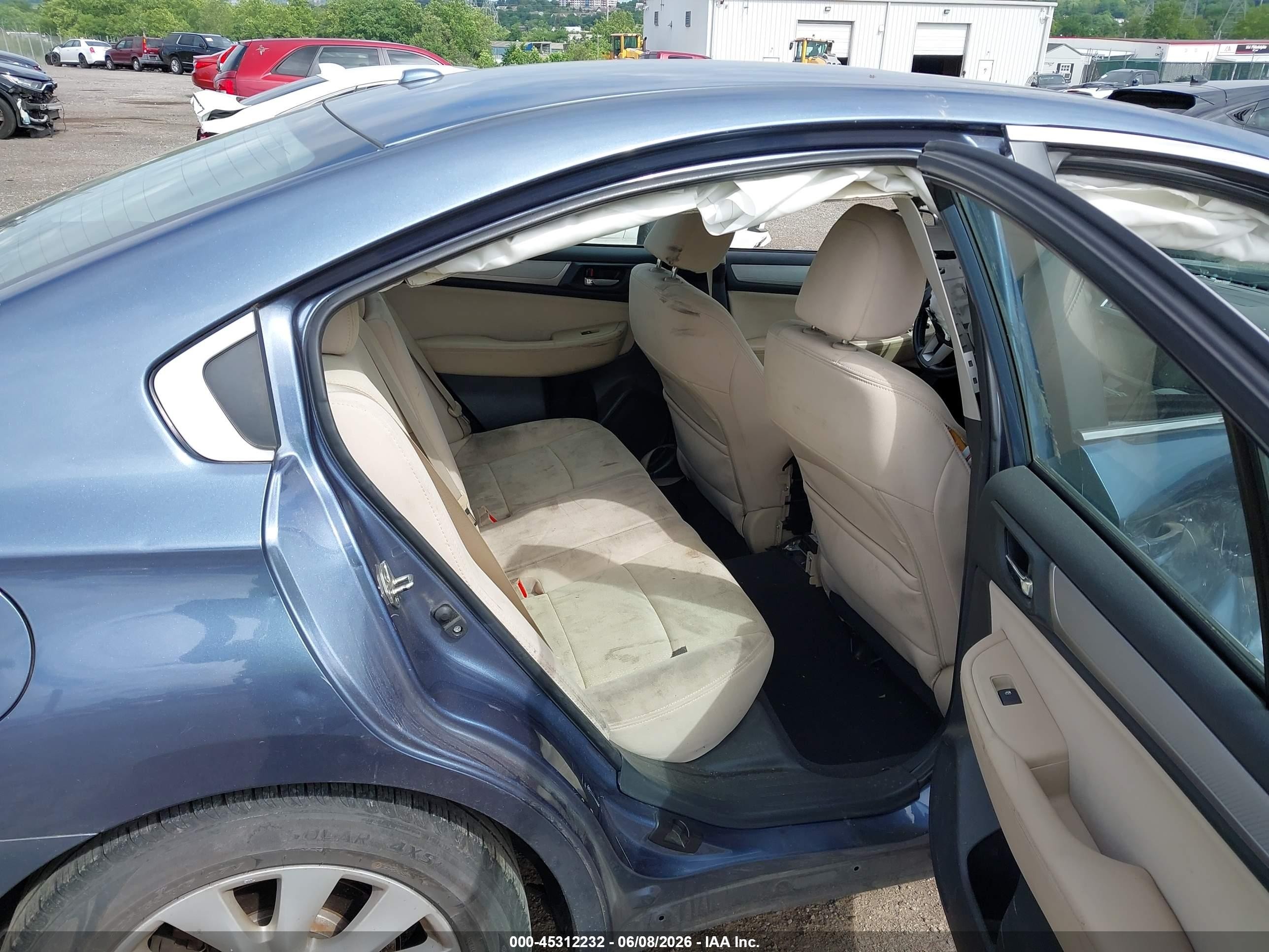2015 Subaru Legacy 2.5i Premium Blue vin: 4S3BNAE65F3058867
