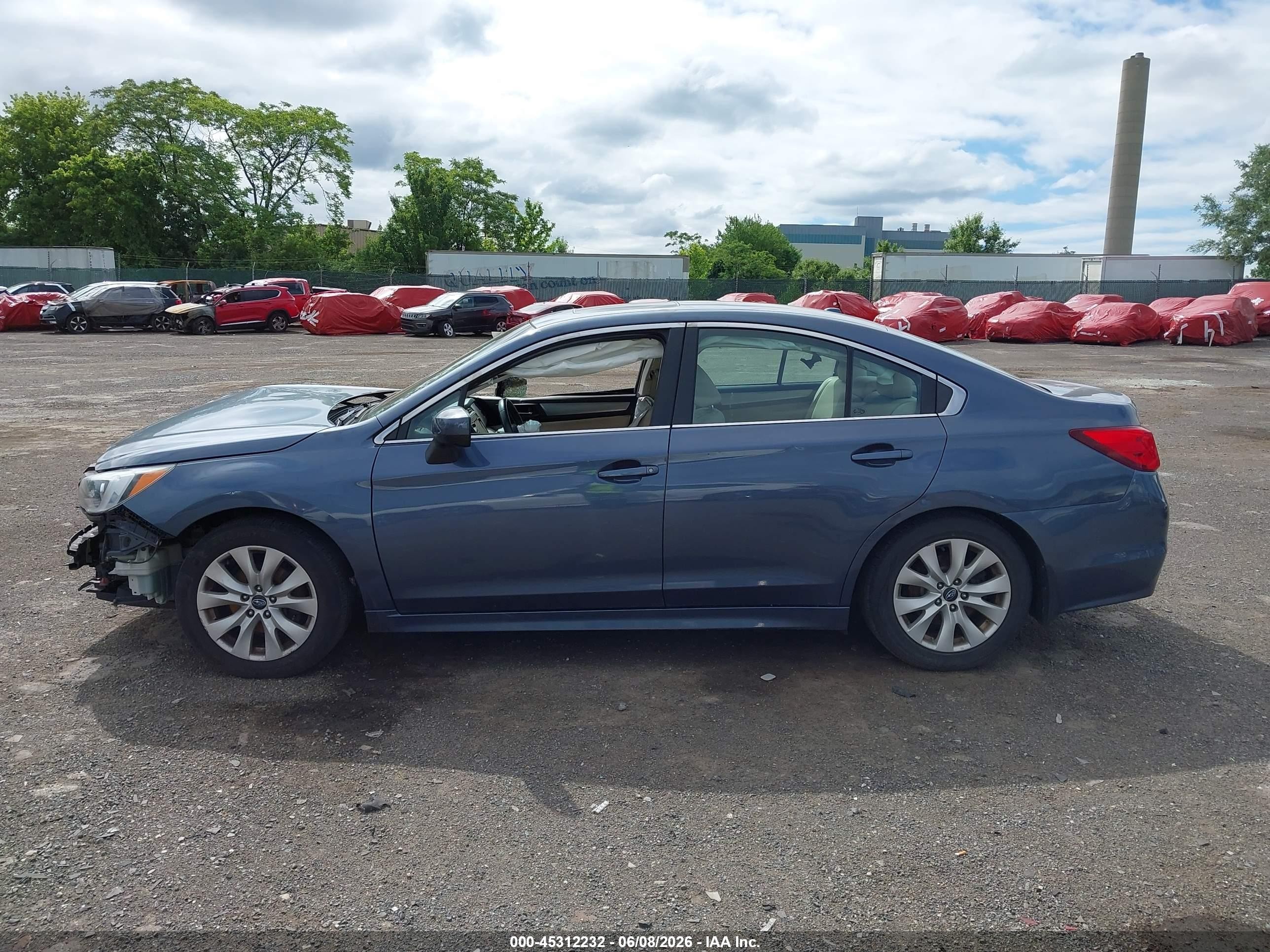 2015 Subaru Legacy 2.5i Premium Blue vin: 4S3BNAE65F3058867