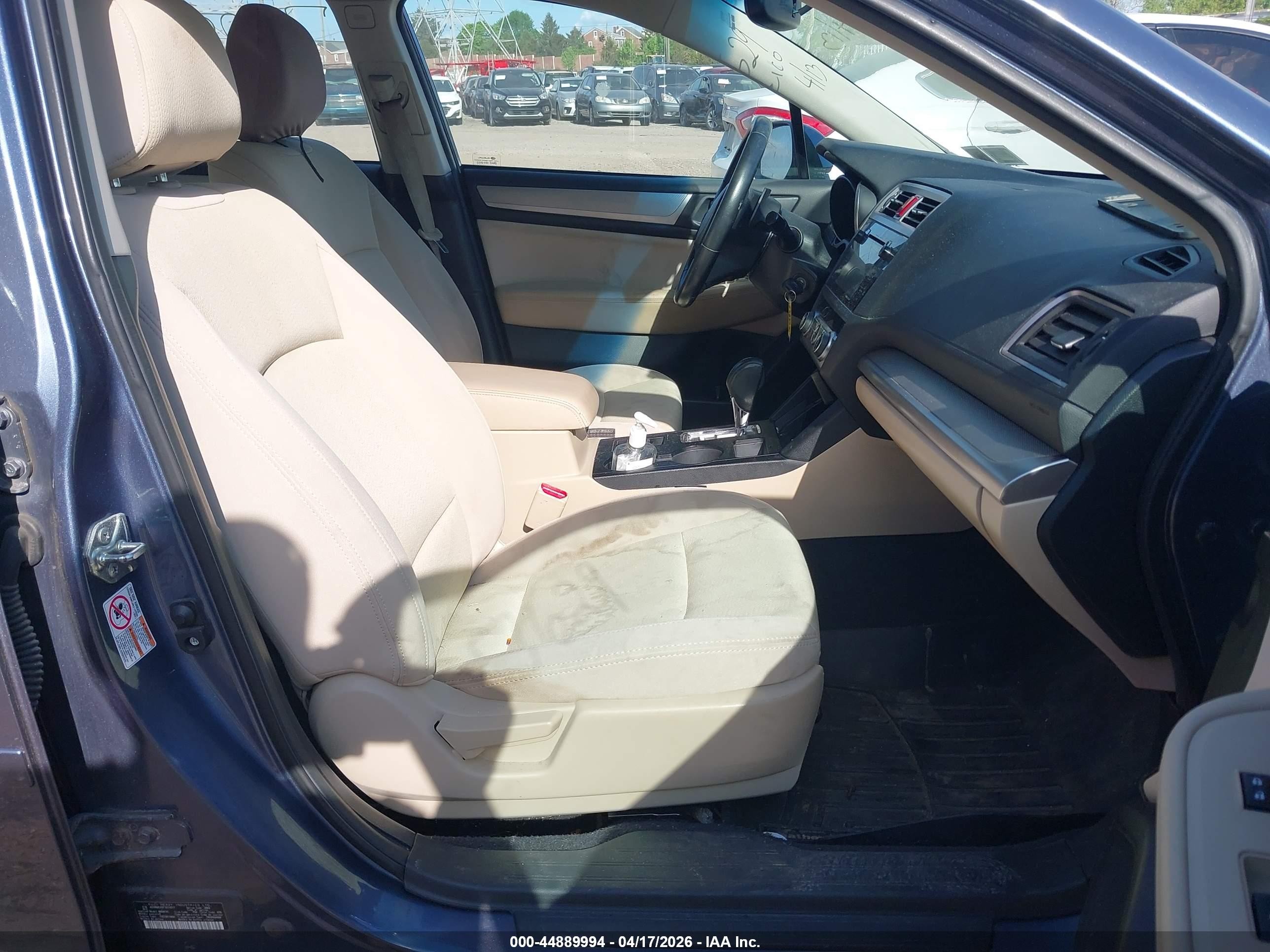 2015 Subaru Legacy 2.5i Premium Blue vin: 4S3BNAE65F3074017