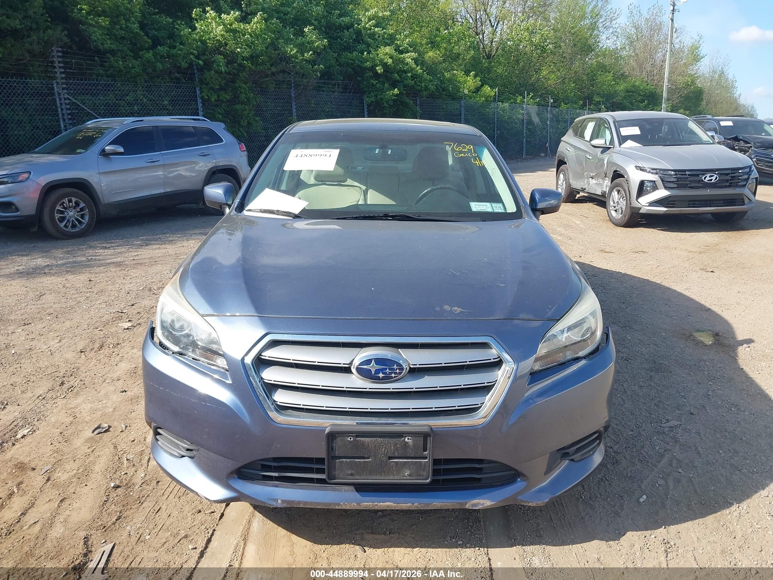 2015 Subaru Legacy 2.5i Premium Blue vin: 4S3BNAE65F3074017