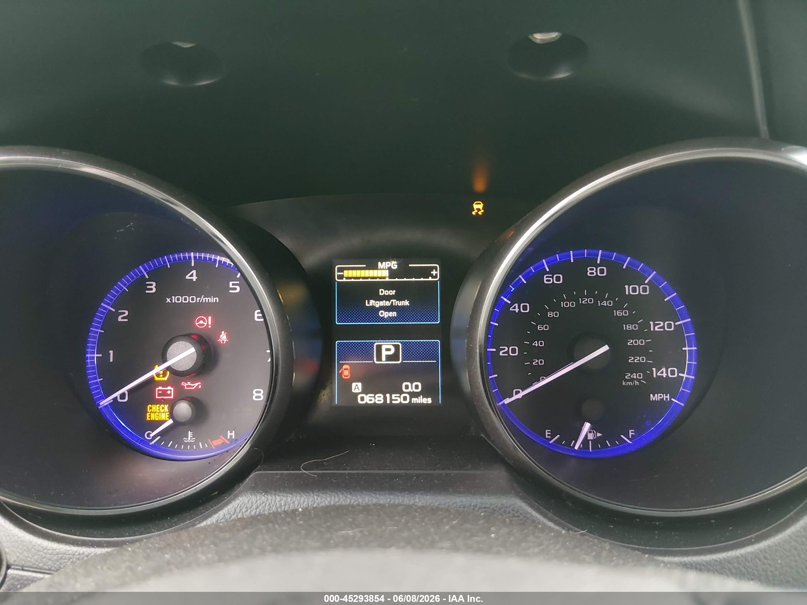 2015 Subaru Legacy 2.5i Premium Синий vin: 4S3BNAE68F3068227