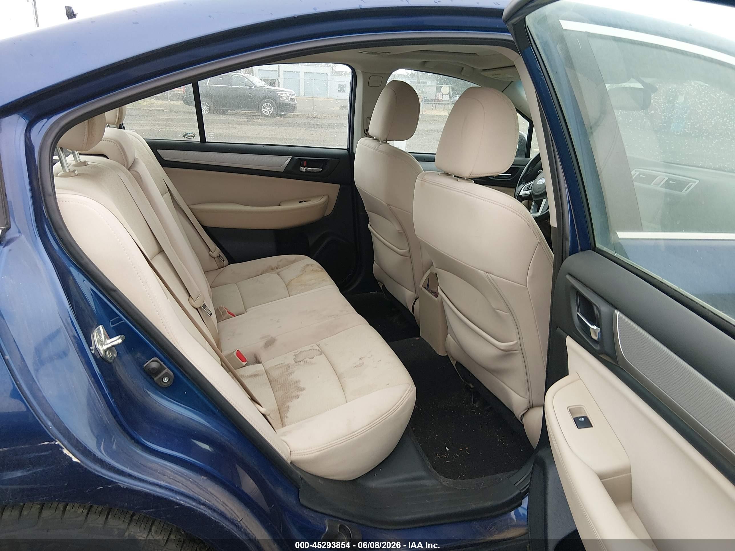 2015 Subaru Legacy 2.5i Premium Синий vin: 4S3BNAE68F3068227