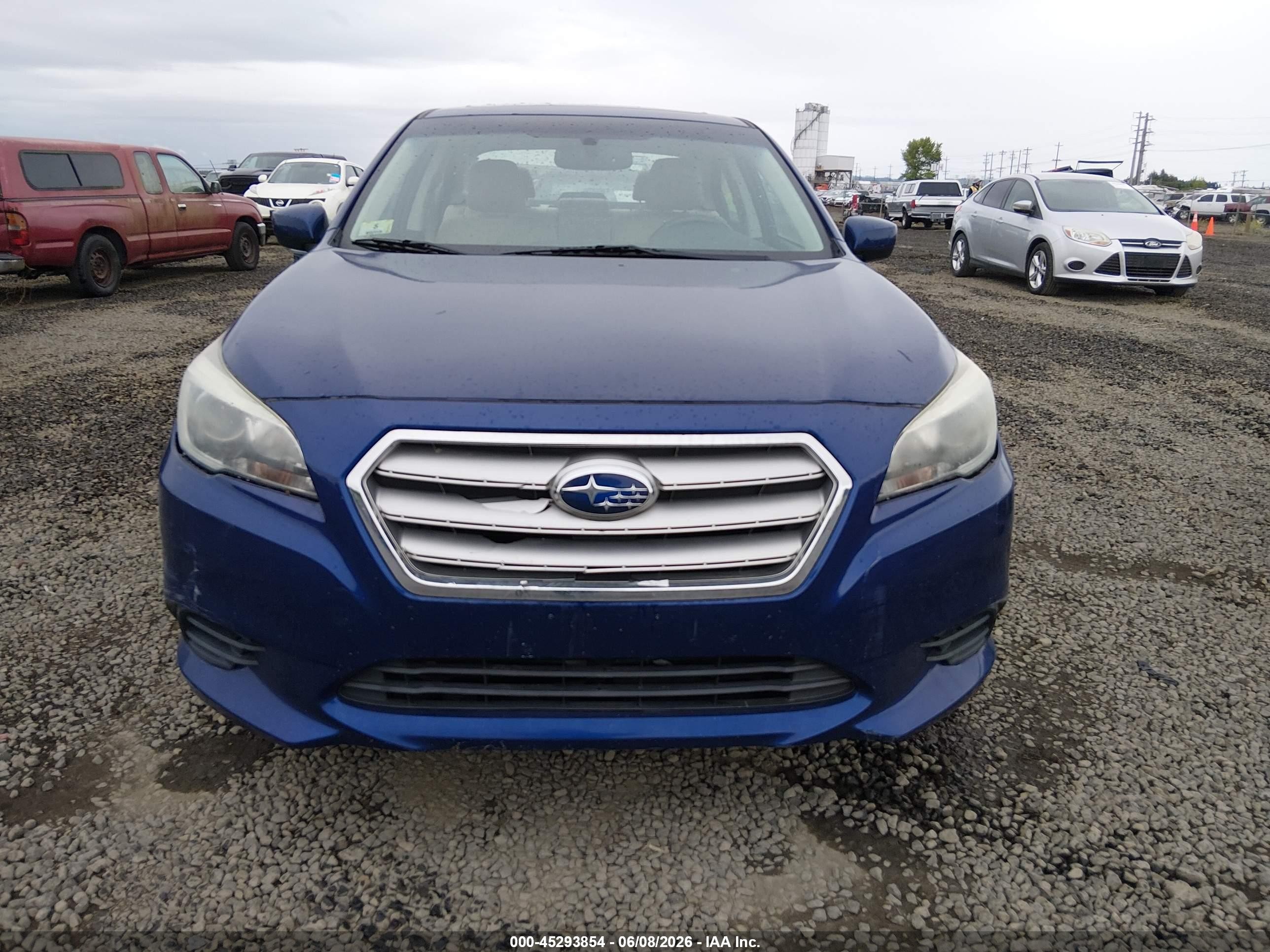 2015 Subaru Legacy 2.5i Premium Синий vin: 4S3BNAE68F3068227