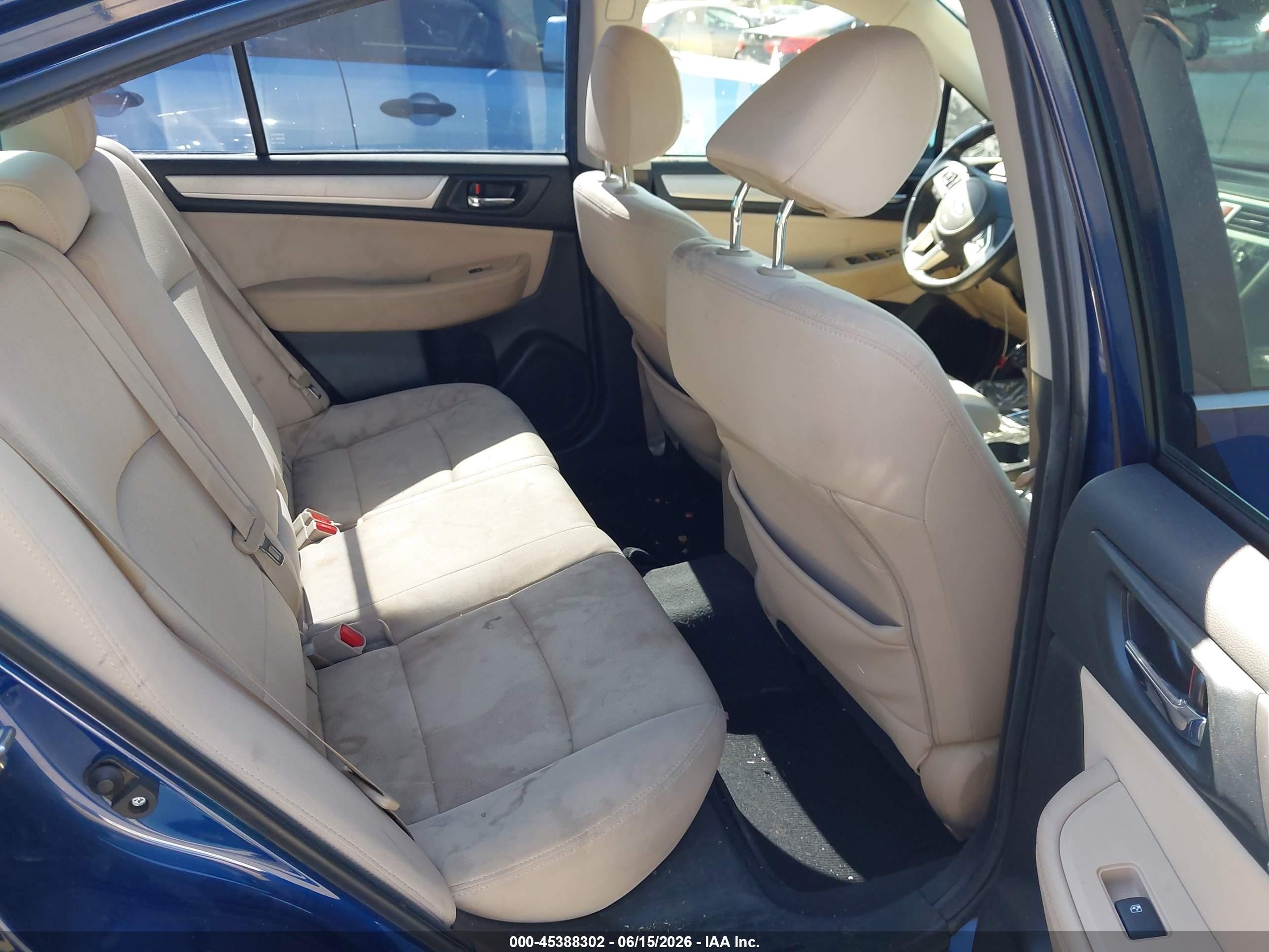2015 Subaru Legacy 2.5i Premium Blue vin: 4S3BNAF60F3069452