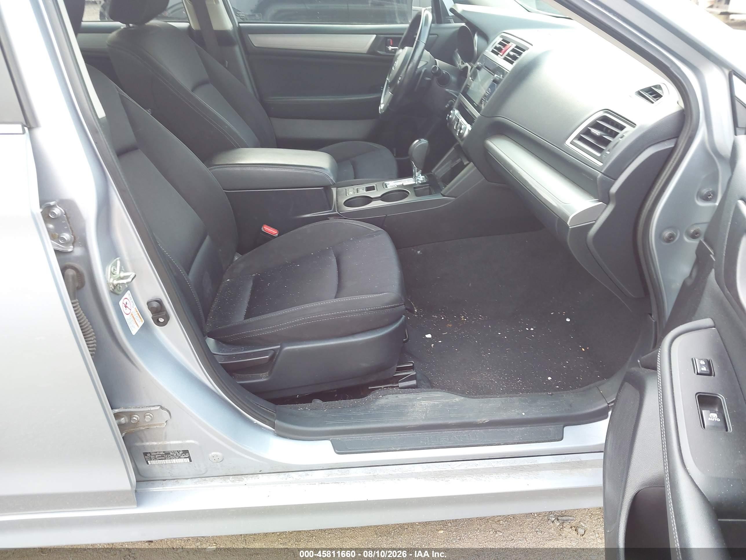 2015 Subaru Legacy 2.5i Premium Silver vin: 4S3BNAF61F3046178