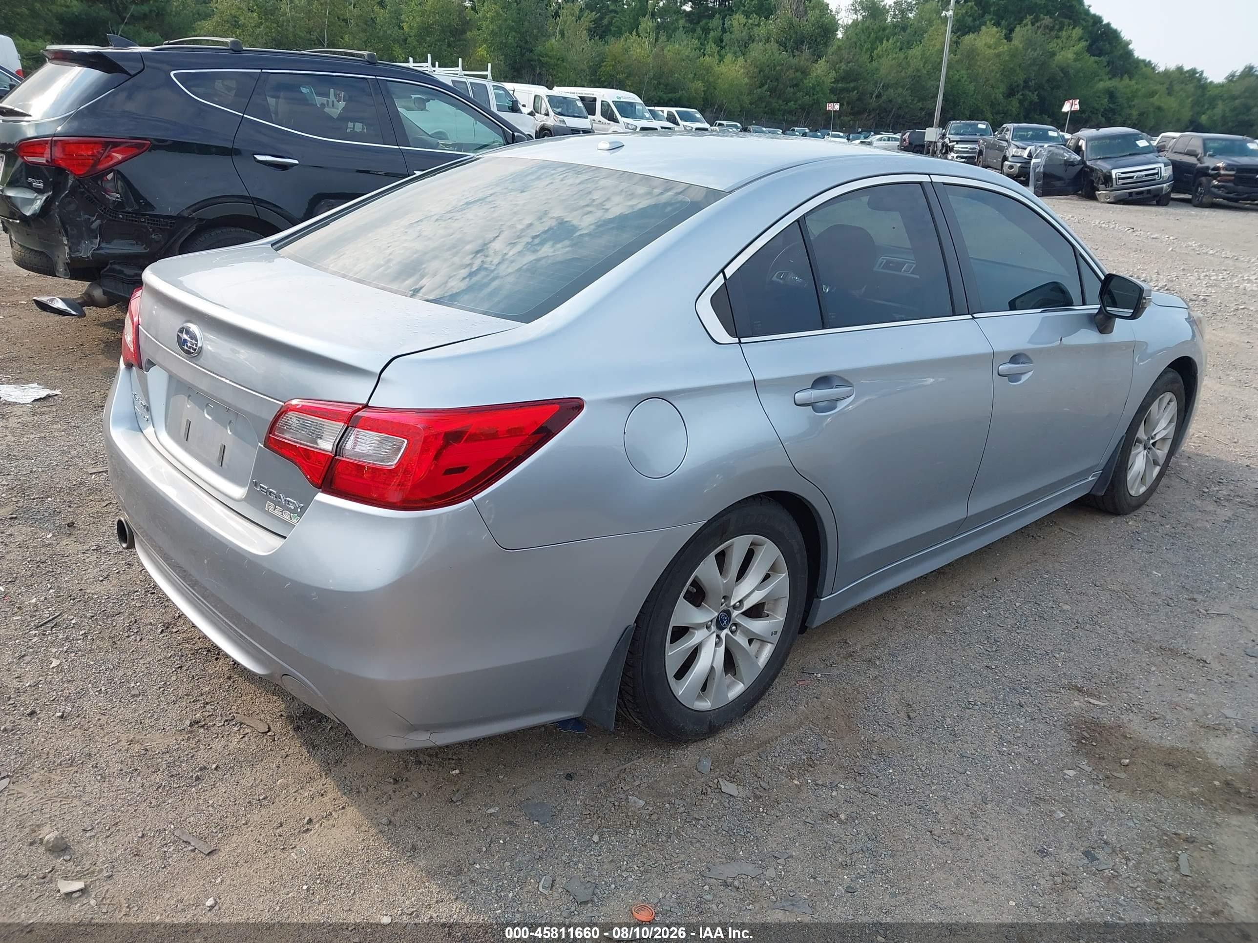 2015 Subaru Legacy 2.5i Premium Silver vin: 4S3BNAF61F3046178