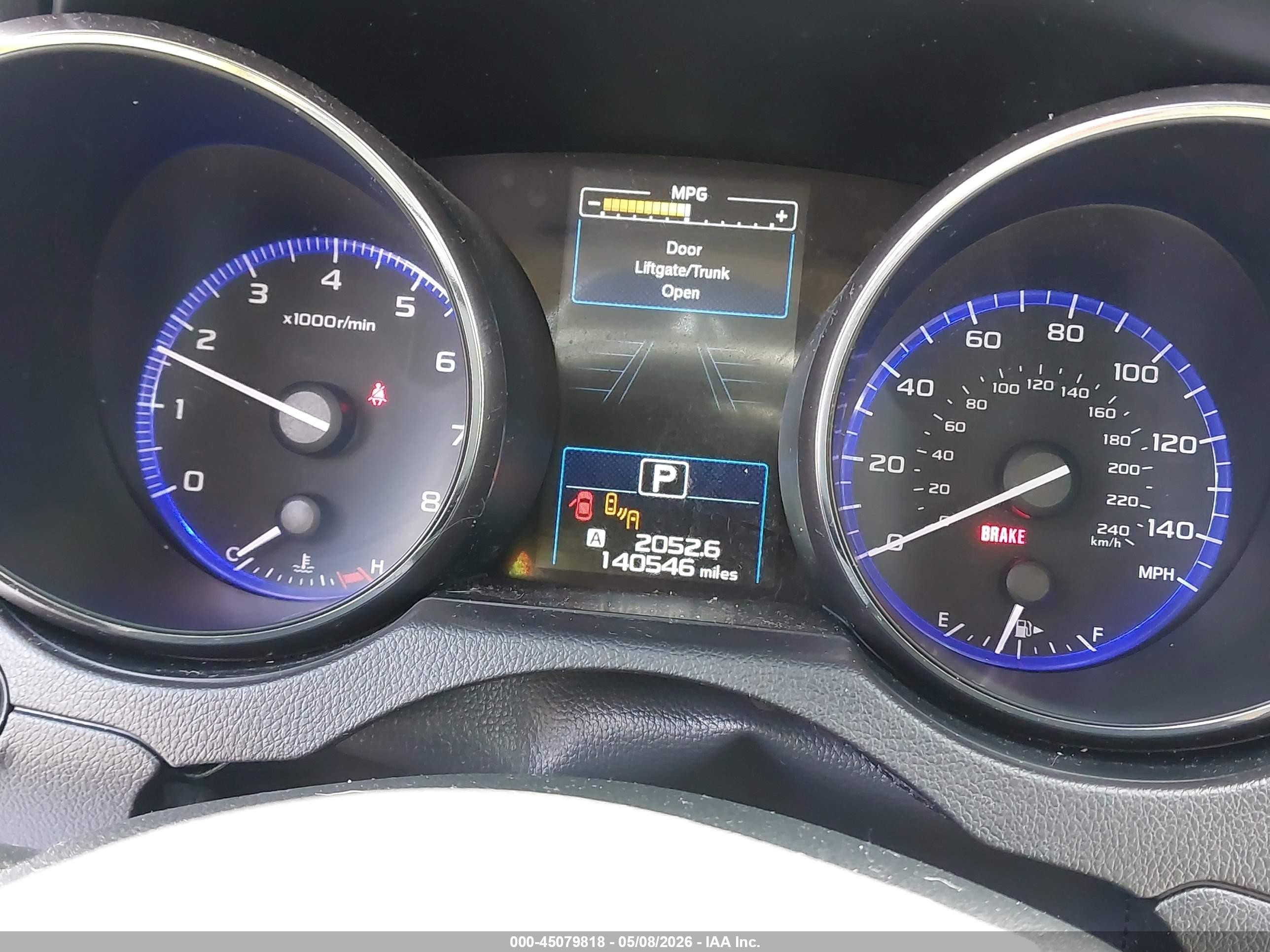 2015 Subaru Legacy 2.5i Premium Blue vin: 4S3BNAF63F3033206