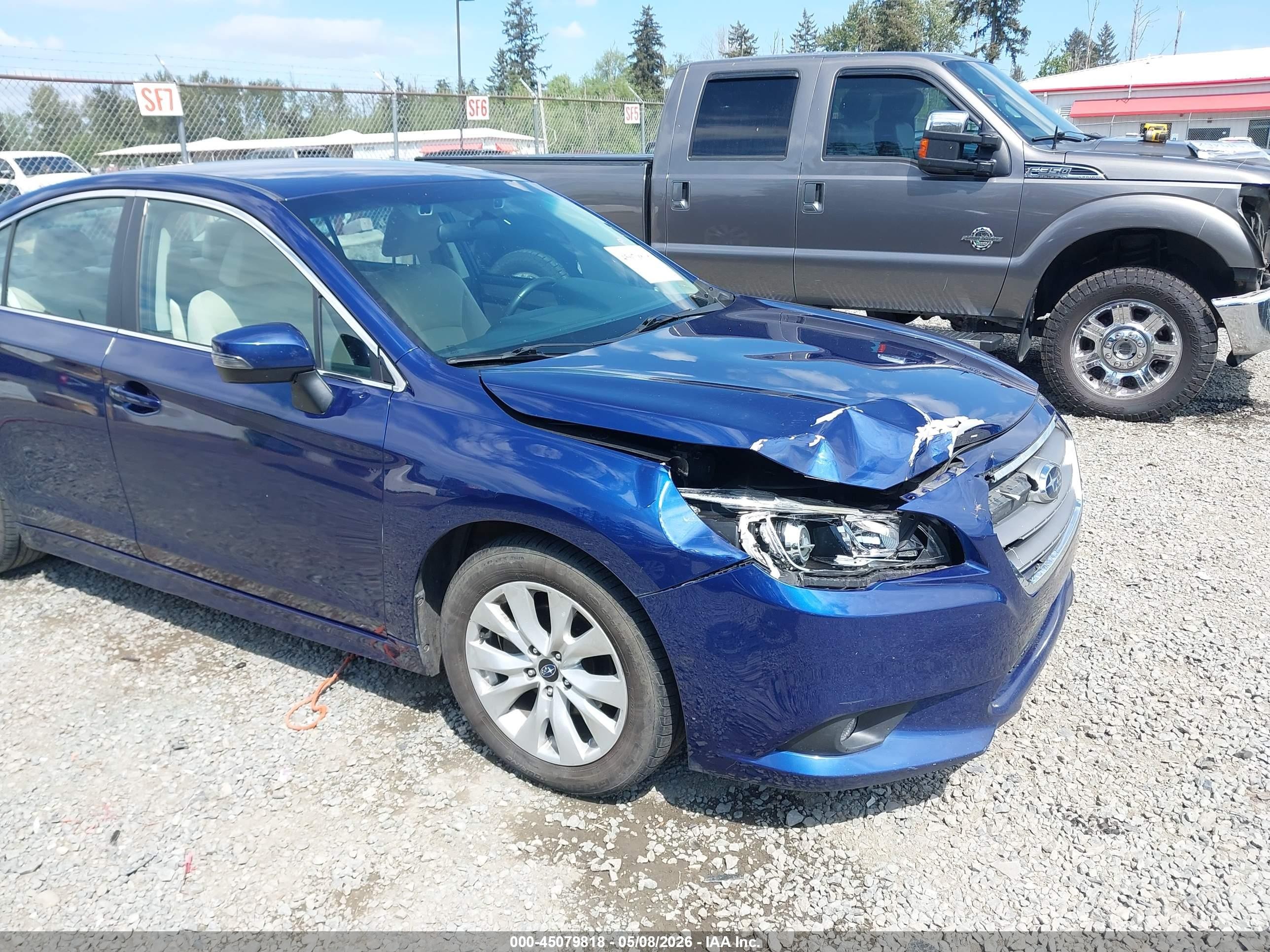 2015 Subaru Legacy 2.5i Premium Blue vin: 4S3BNAF63F3033206