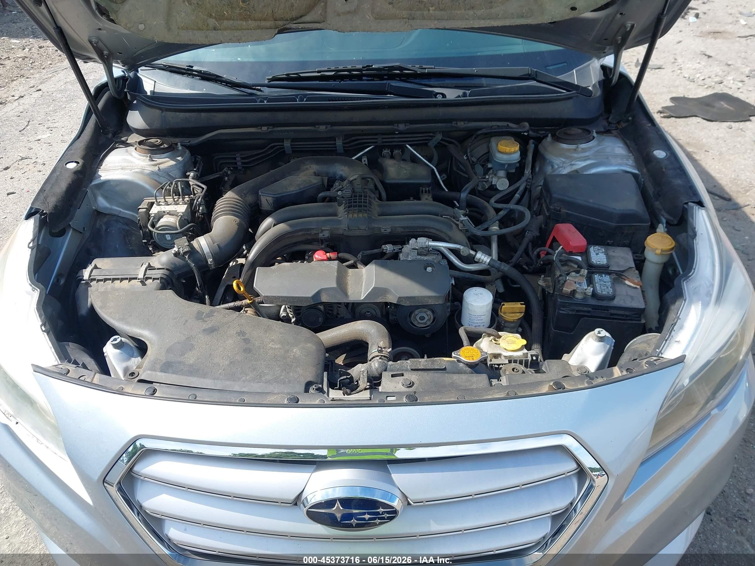 2016 Subaru Legacy 2.5i Premium Серебряный vin: 4S3BNAF64G3032602