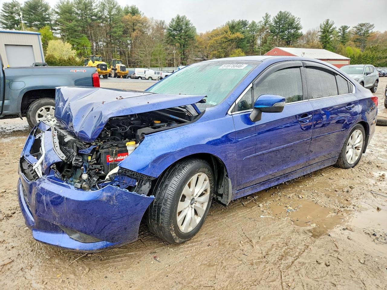 2017 Subaru Legacy 2.5i Premium Blue vin: 4S3BNAF65H3024638