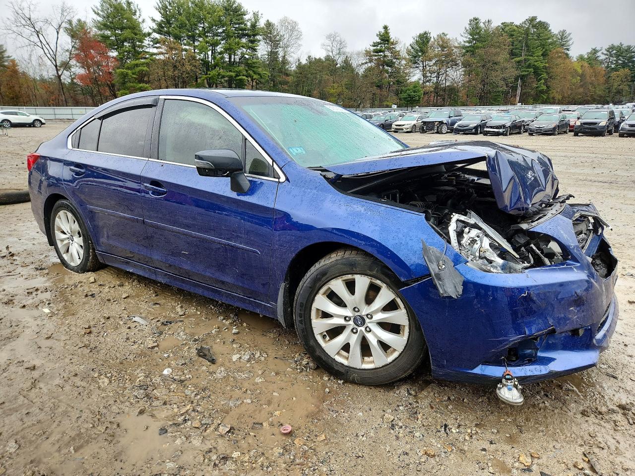 2017 Subaru Legacy 2.5i Premium Синий vin: 4S3BNAF65H3024638