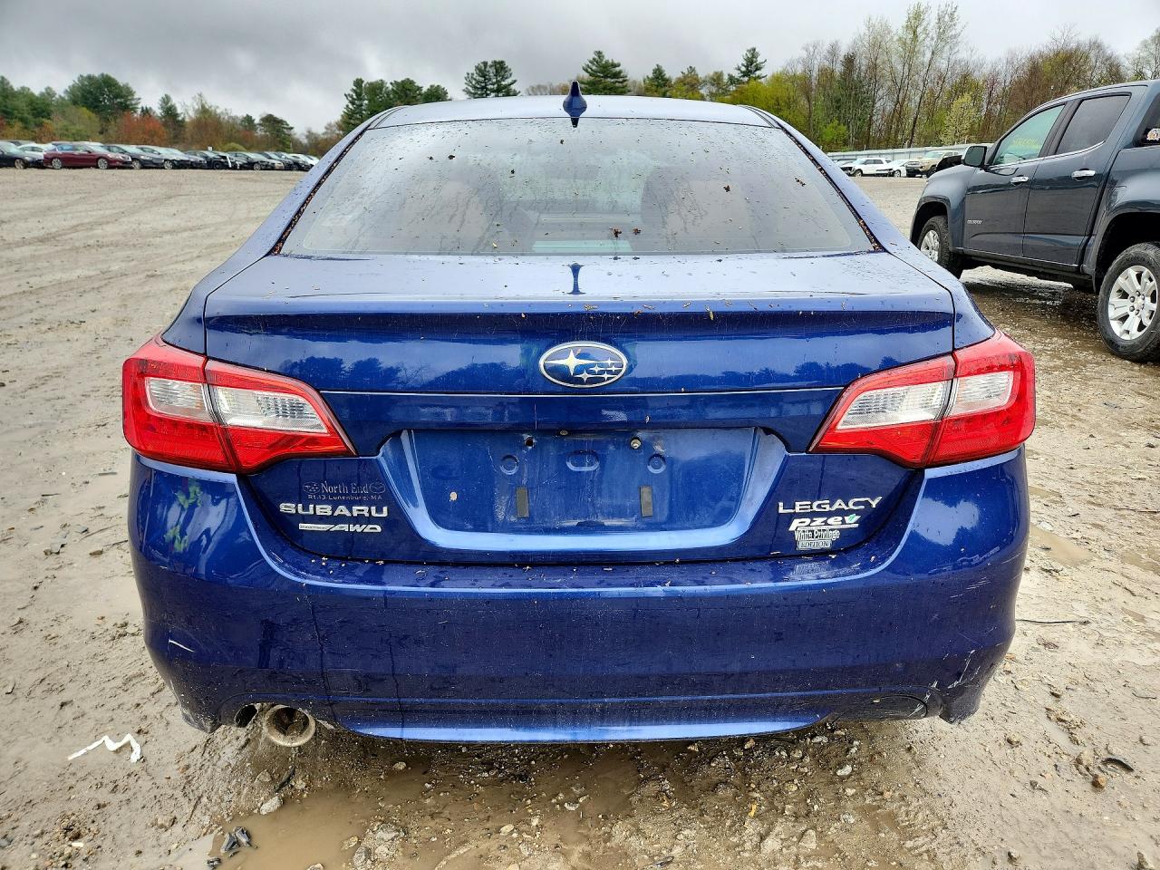 2017 Subaru Legacy 2.5i Premium Синий vin: 4S3BNAF65H3024638
