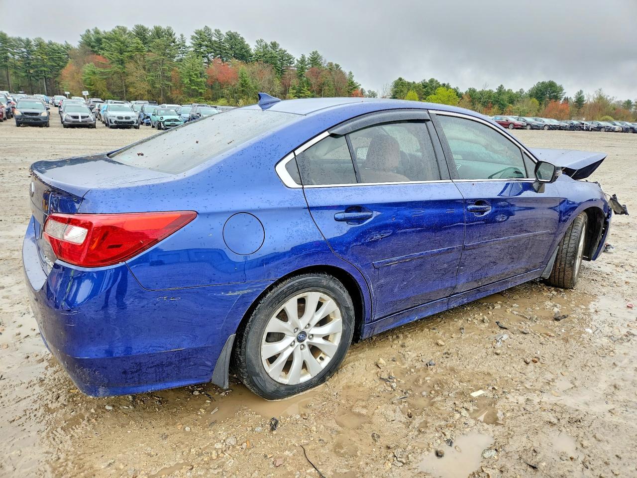 2017 Subaru Legacy 2.5i Premium Синий vin: 4S3BNAF65H3024638