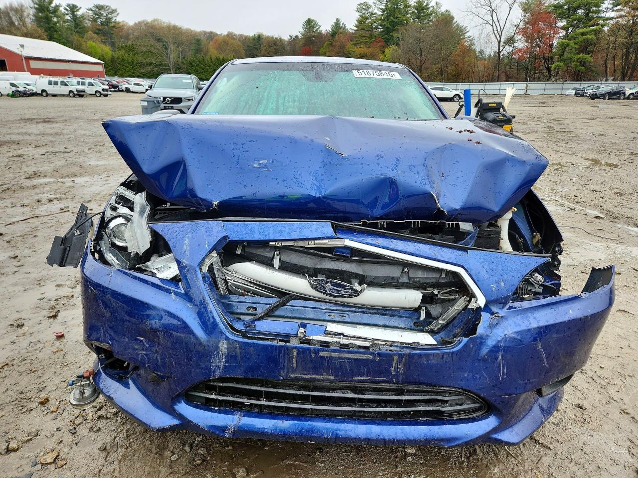2017 Subaru Legacy 2.5i Premium Синий vin: 4S3BNAF65H3024638